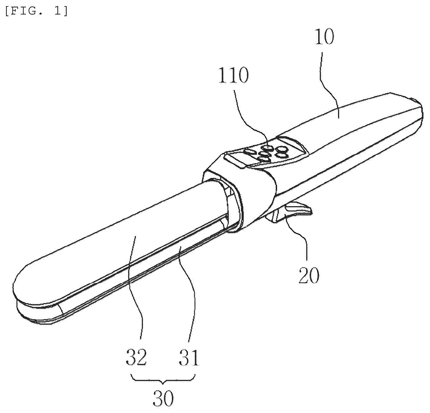 Patent US12102212 Figure 1 – Multifunctional hair-styling thermal treatment beauty device