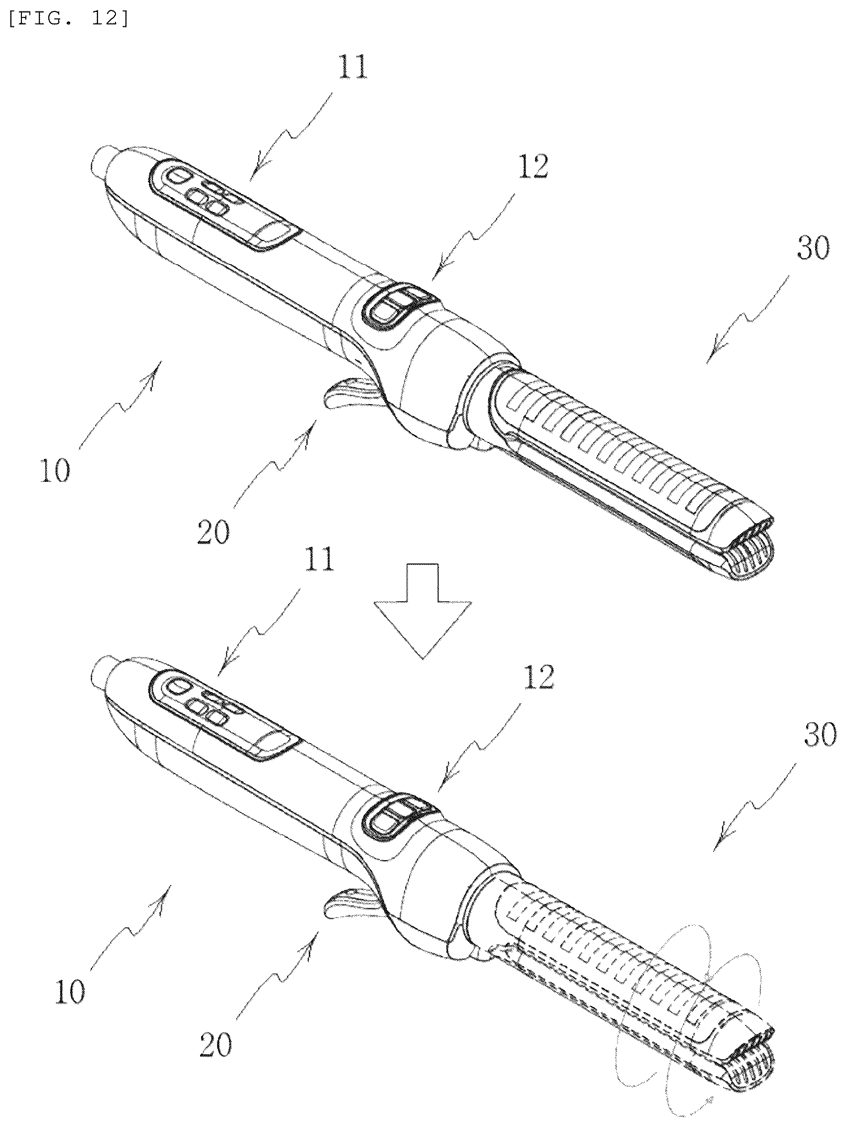 Patent US12102212 Figure 9 – Multifunctional hair-styling thermal treatment beauty device