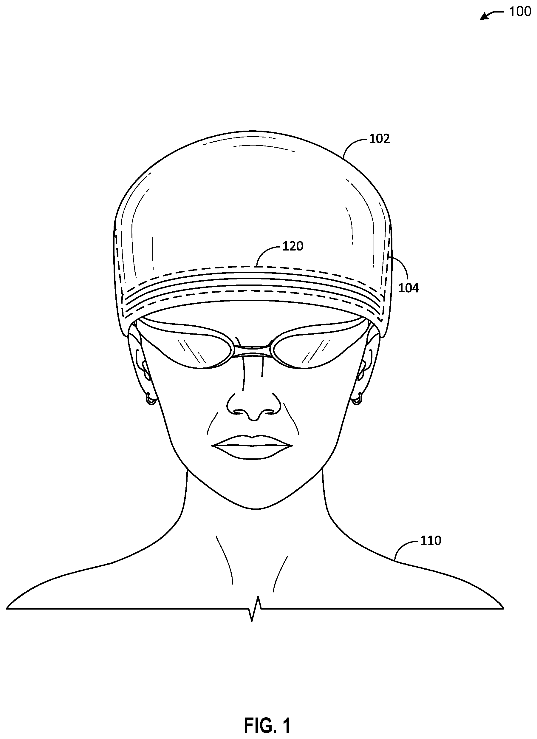 Patent US12102213 Figure 1 – Enhanced hair covering