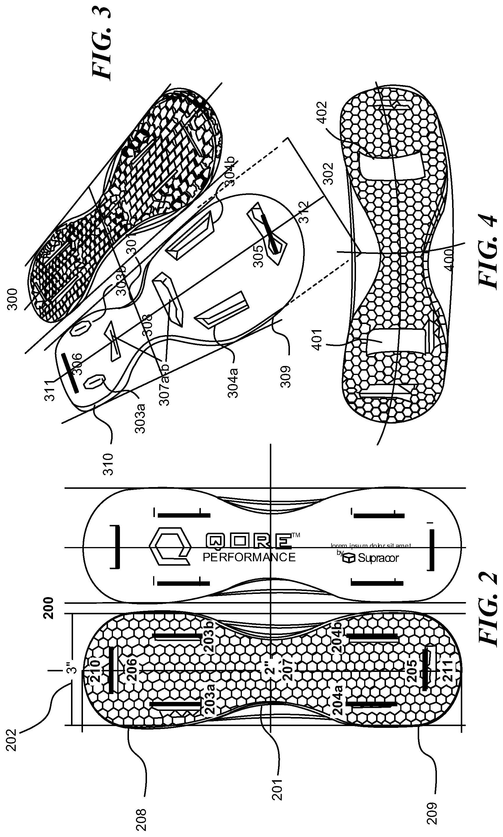 Patent US12102215 Figure 2 – High mobility contoured pad