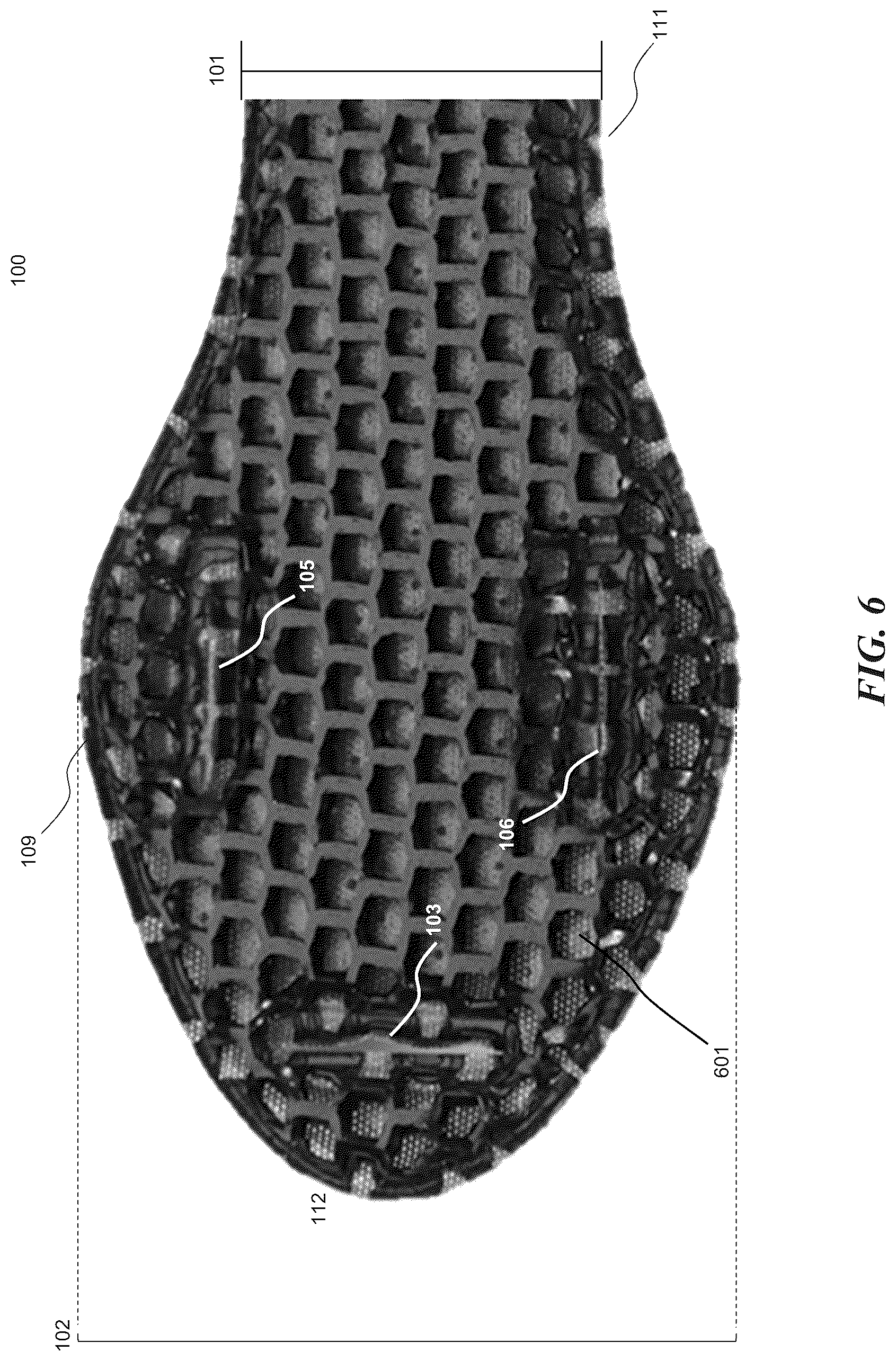 Patent US12102215 Figure 5 – High mobility contoured pad
