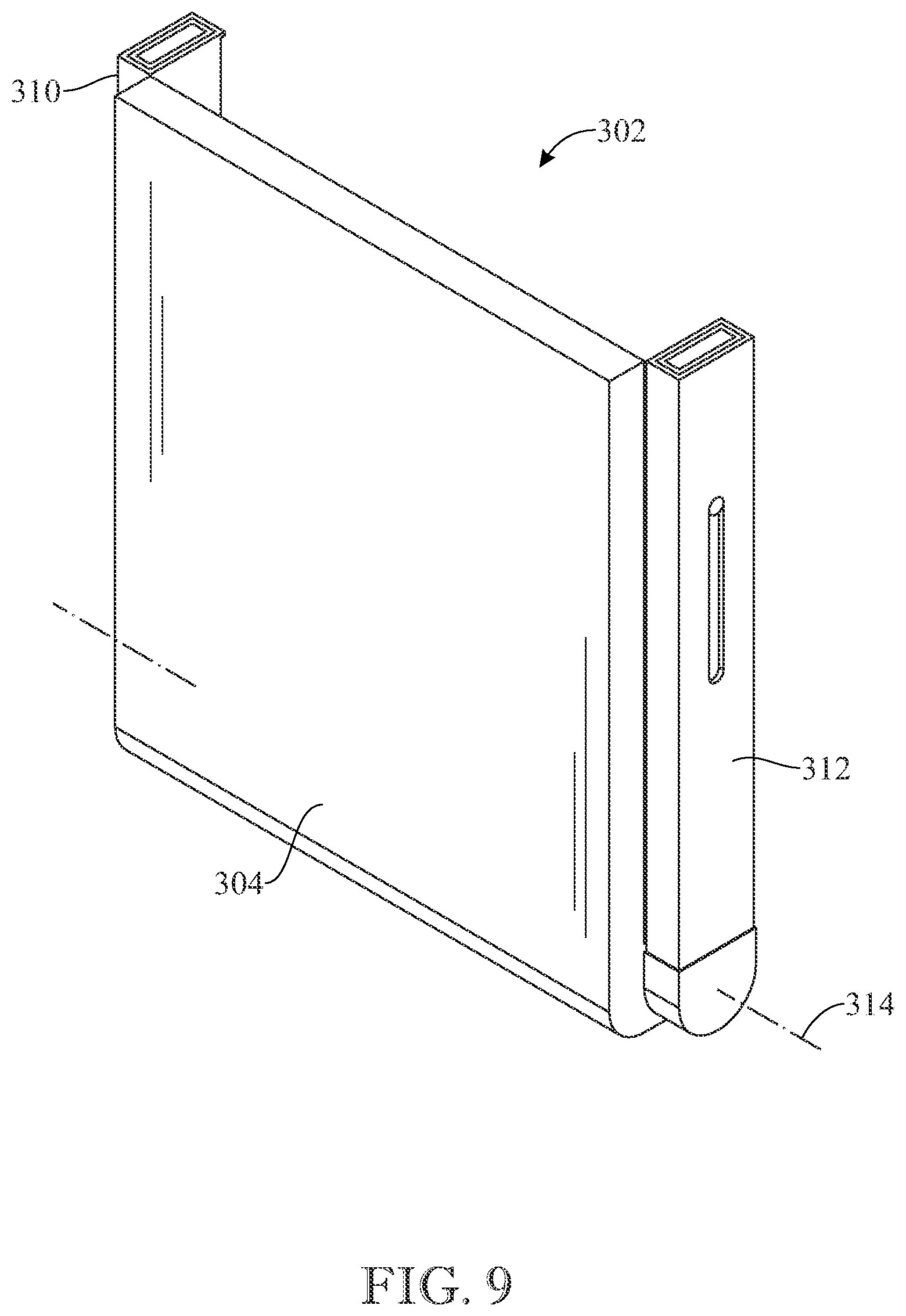 Patent US12102218 Figure 9 – Wearable support assembly for carrying an electronic device or other item in a functional position