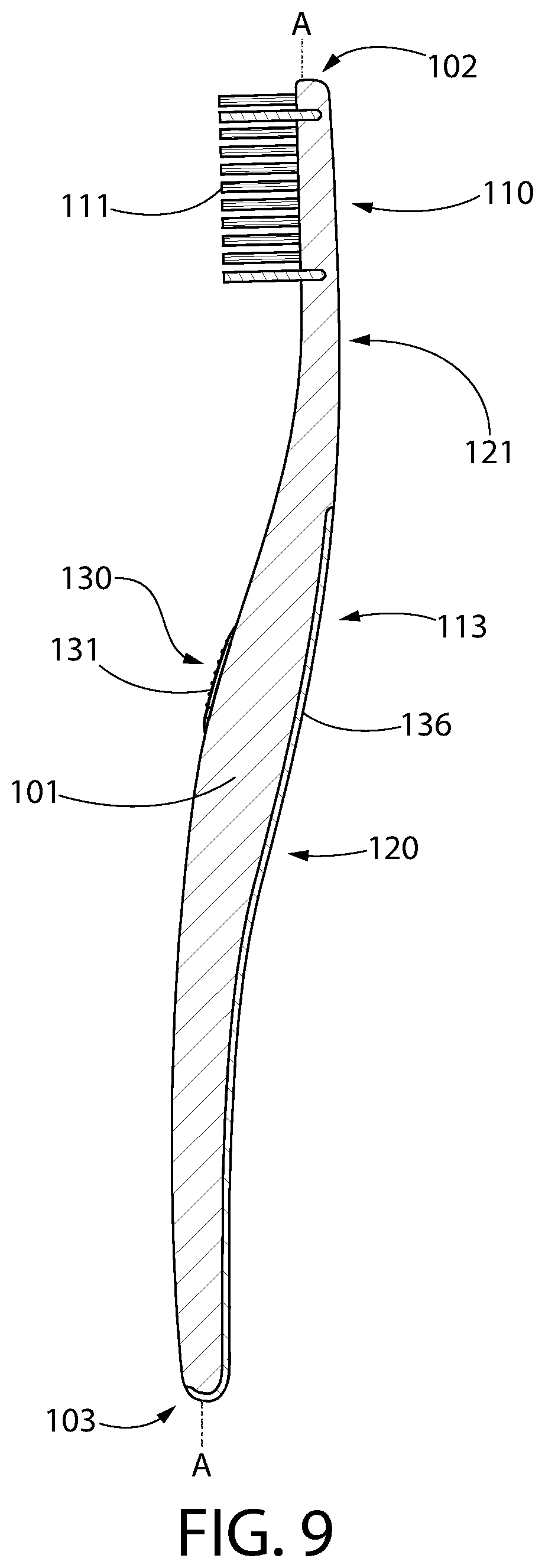 Patent US12102220 Figure 6 – Oral care implement