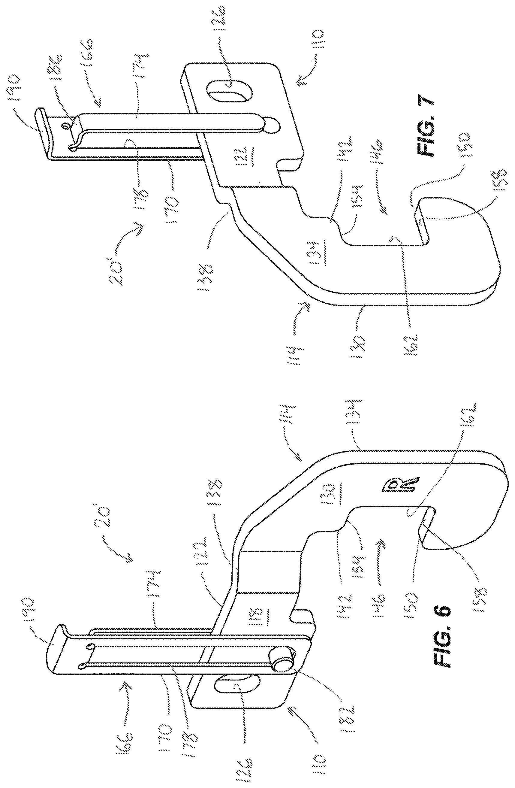 Patent US12102225 Figure 5 – Shelving support bracket assembly