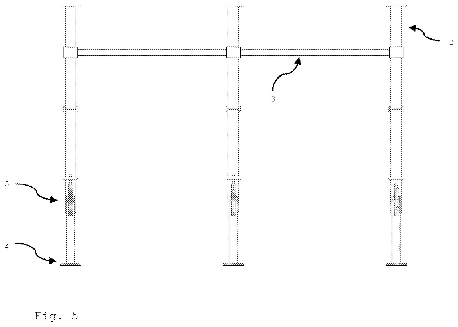 Patent US12102226 Figure 5 – Clothes-rail system having an integrated pipe