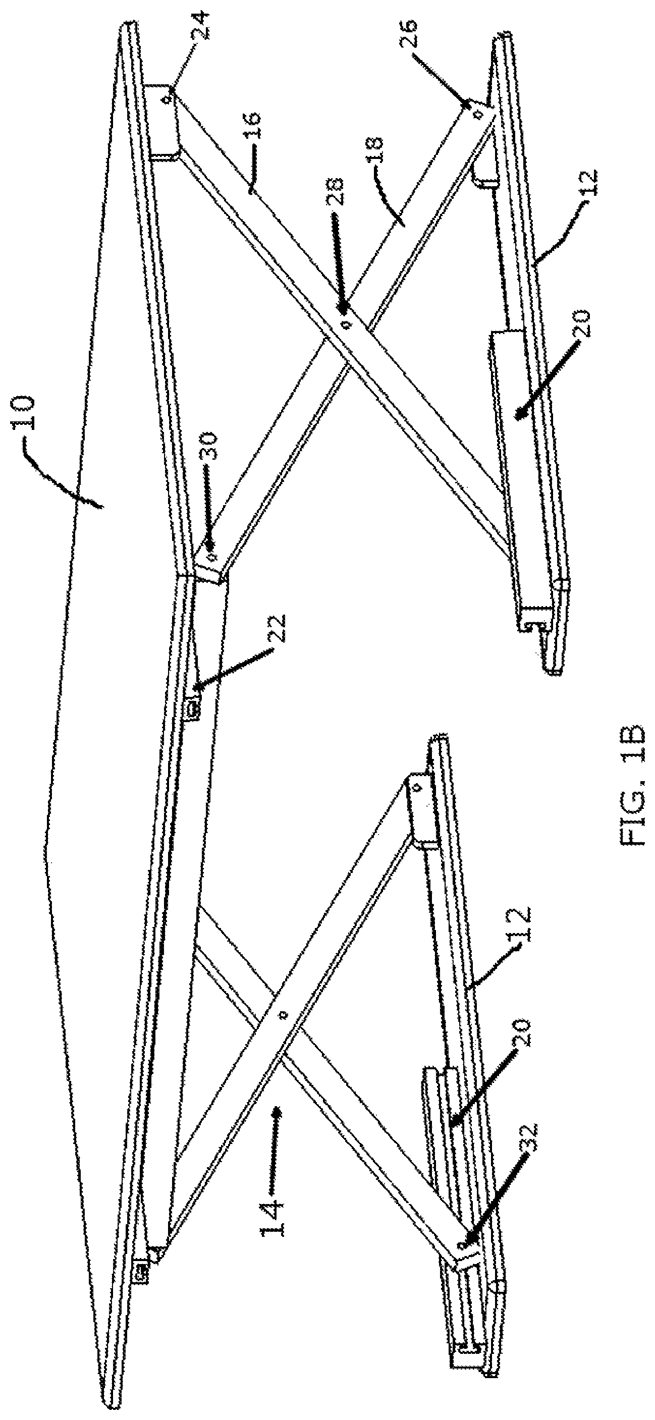 Patent US12102229 Figure 2 – Desktop workspace that adjusts vertically