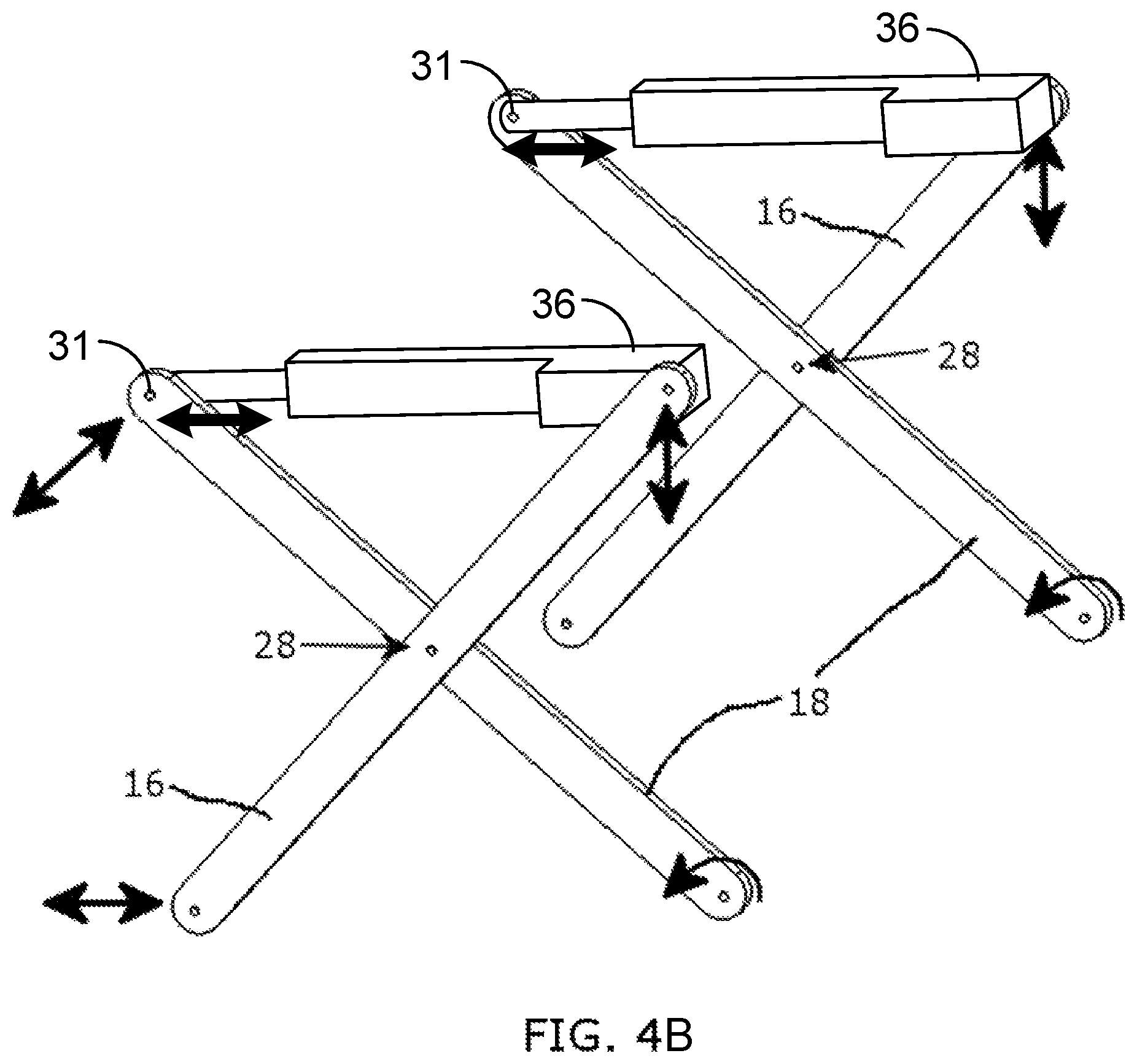 Patent US12102229 Figure 12 – Desktop workspace that adjusts vertically