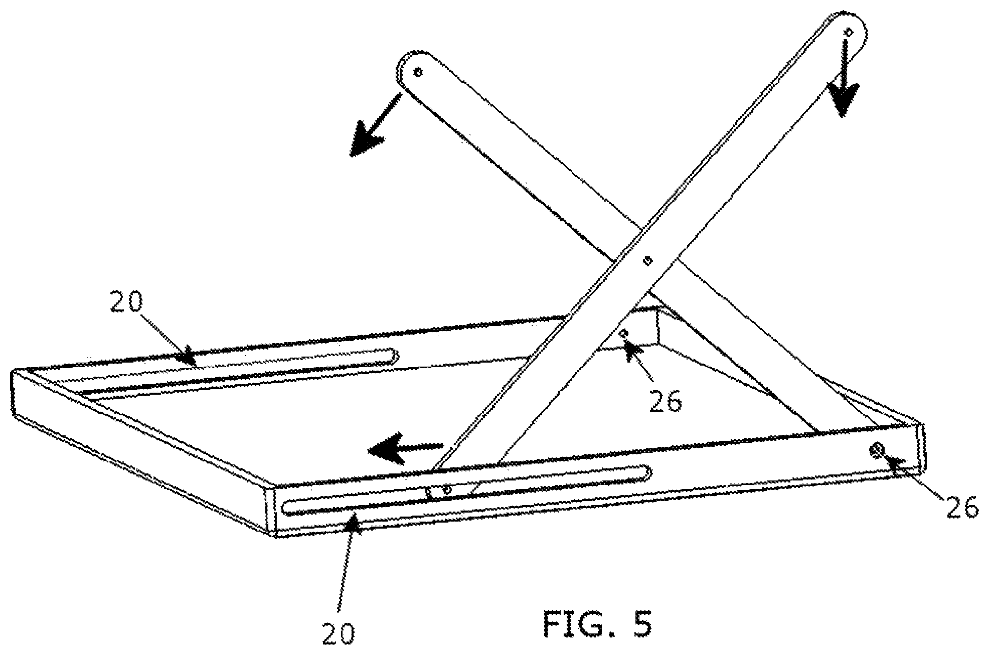 Patent US12102229 Figure 15 – Desktop workspace that adjusts vertically
