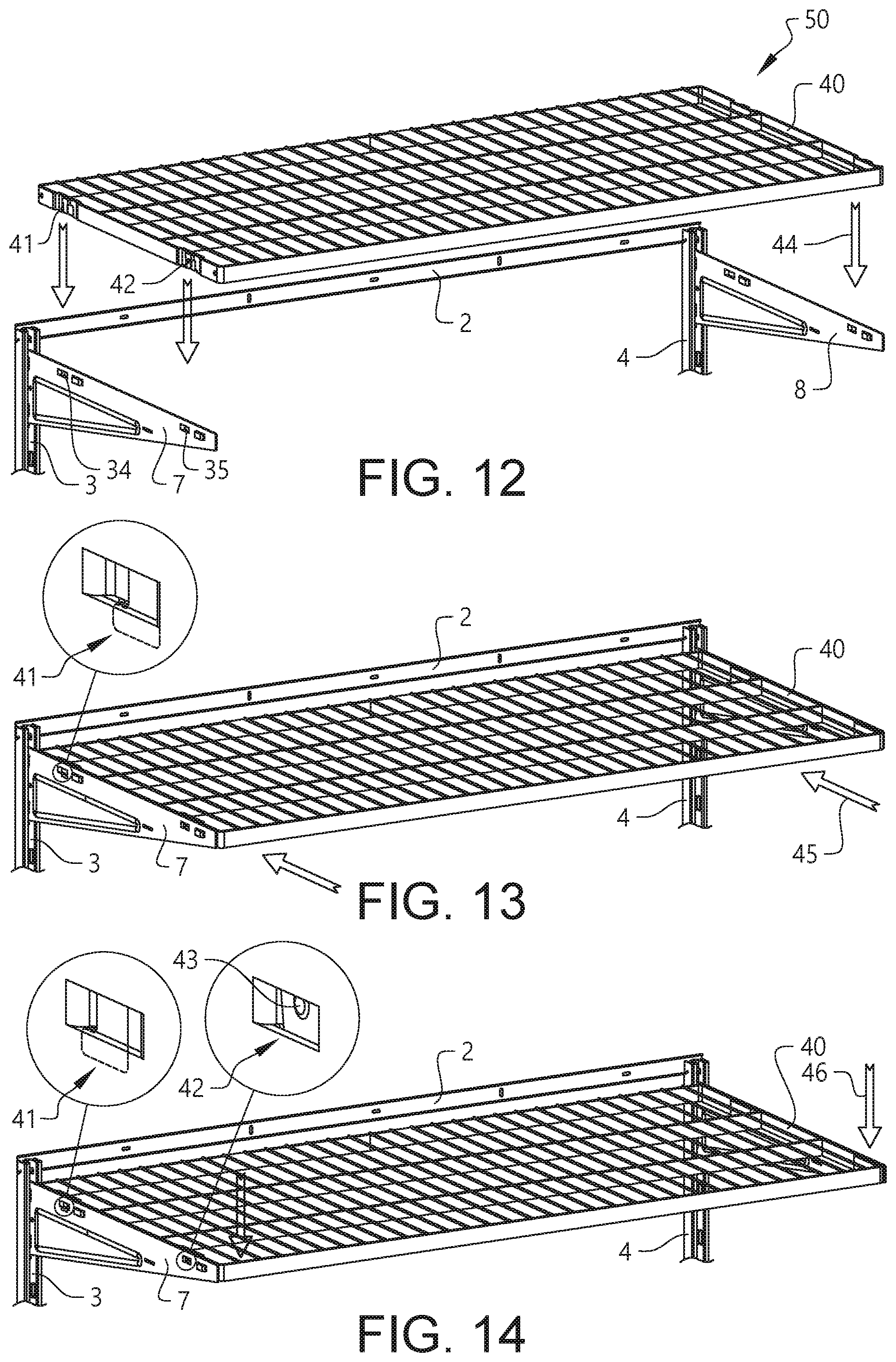 Patent US12102230 Figure 7 – Elongated support member and a goods storage system