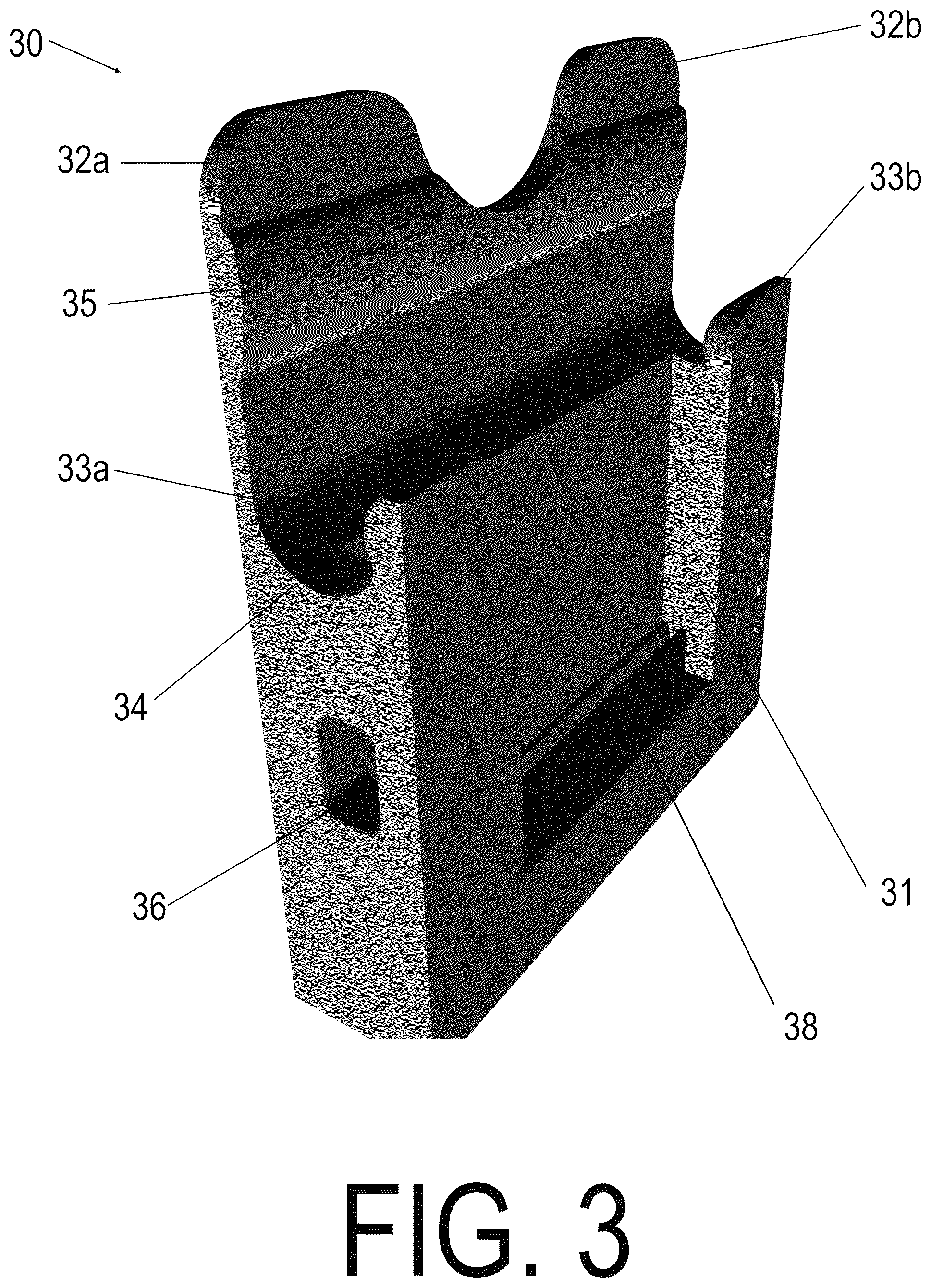 Patent US12102231 Figure 3 – Stabilizer bracket for electronic device