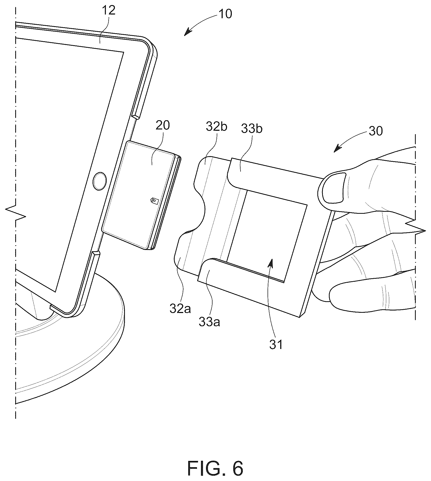 Patent US12102231 Figure 6 – Stabilizer bracket for electronic device