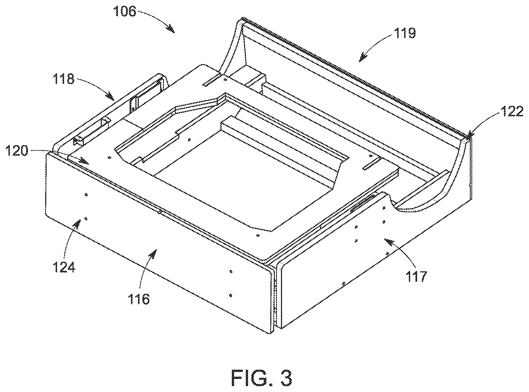 Patent US12102232 Figure 3 – Modular furniture assembly