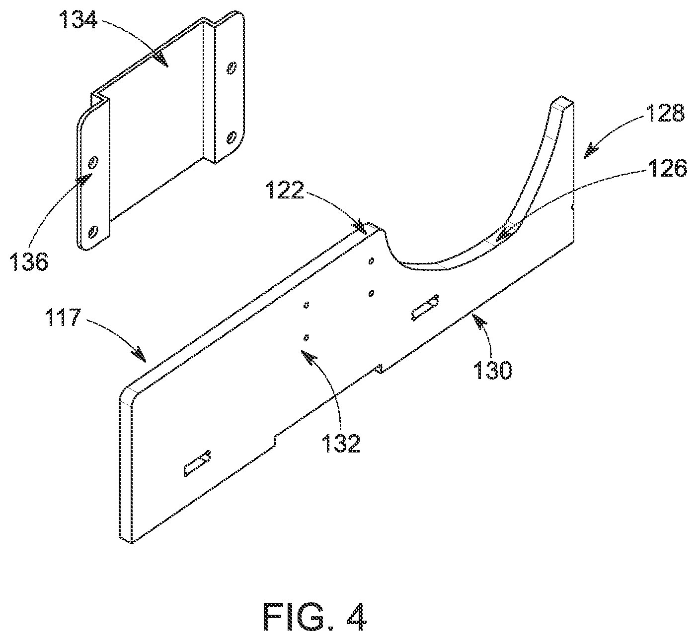 Patent US12102232 Figure 4 – Modular furniture assembly