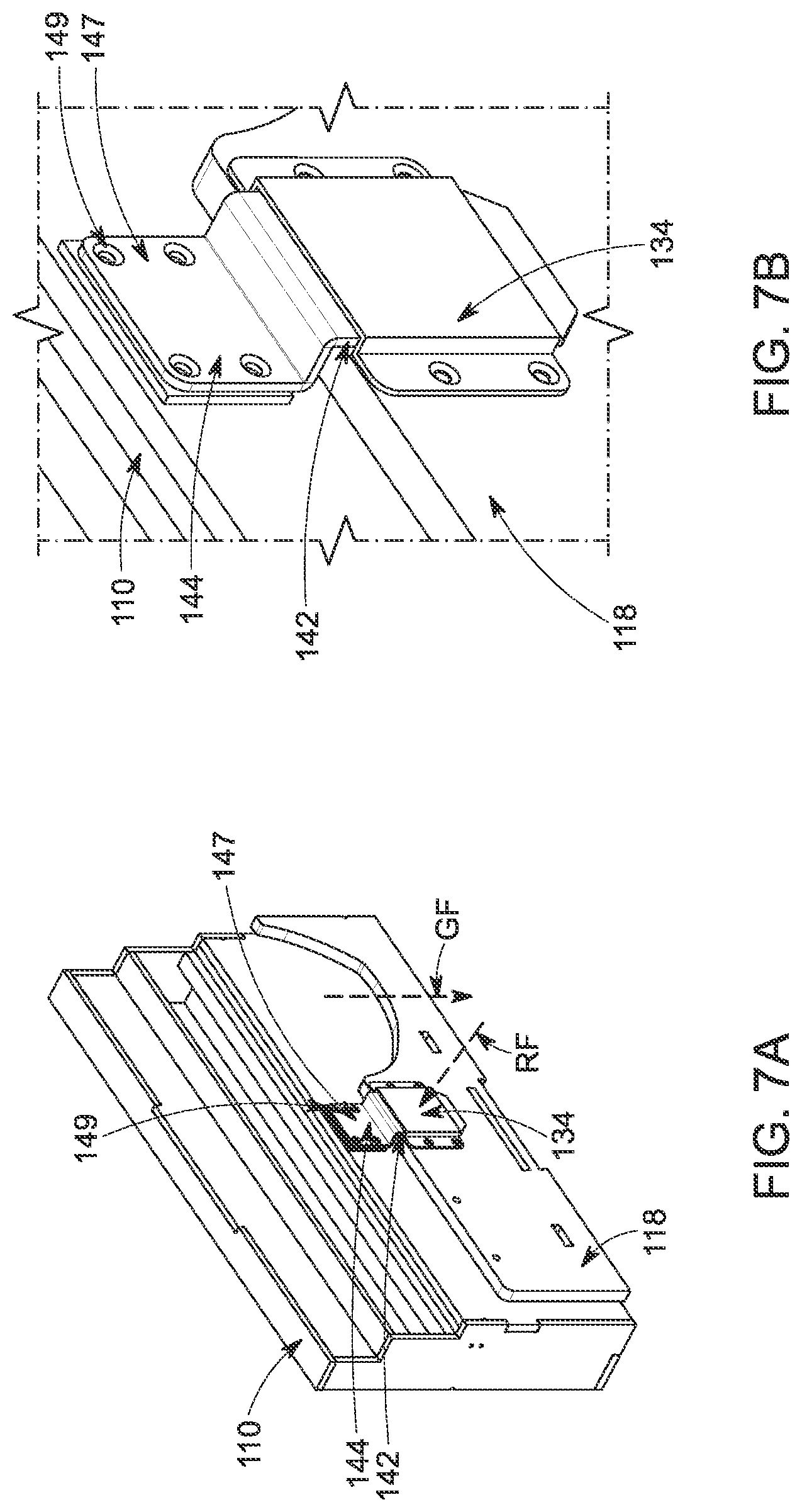 Patent US12102232 Figure 7 – Modular furniture assembly