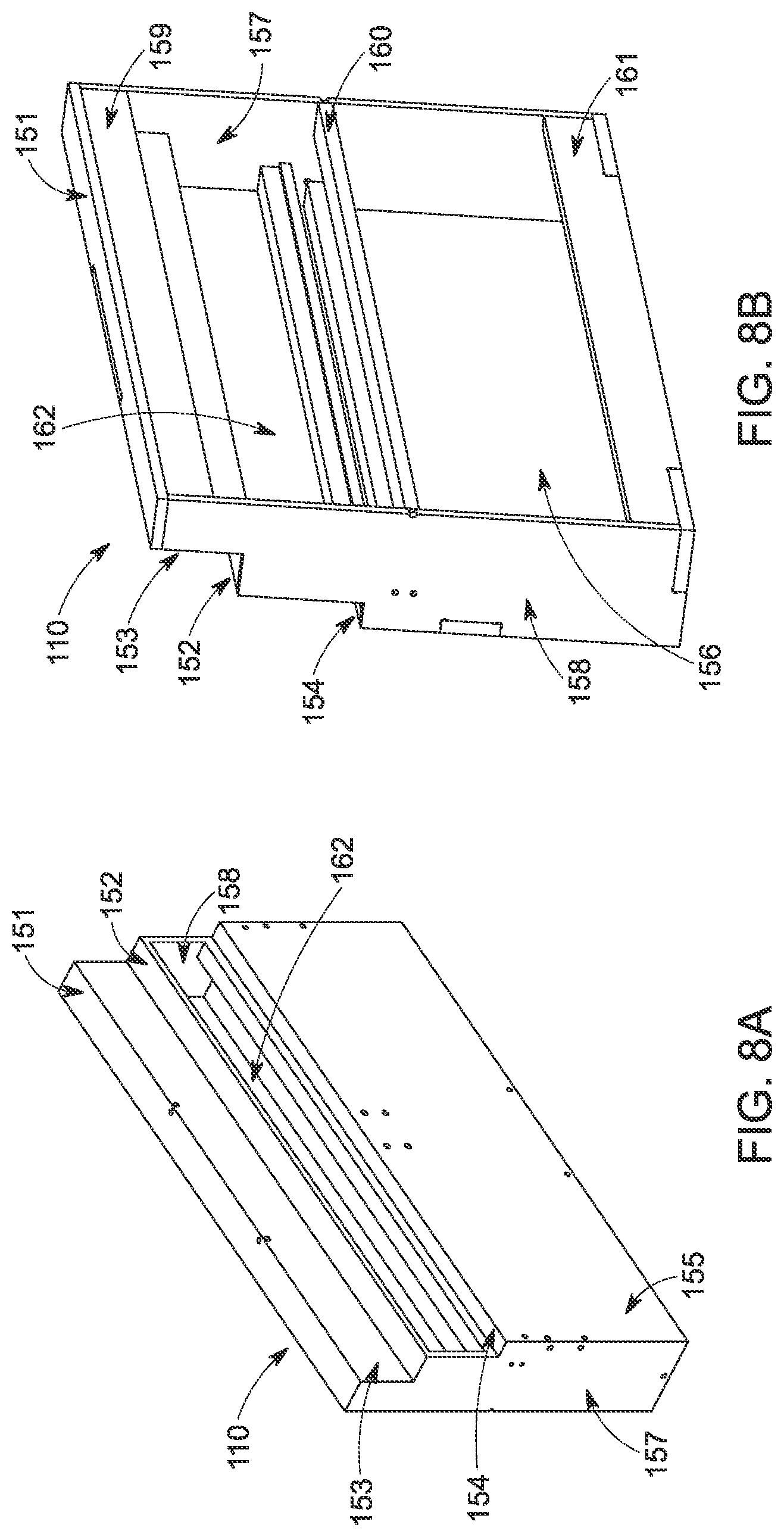 Patent US12102232 Figure 8 – Modular furniture assembly