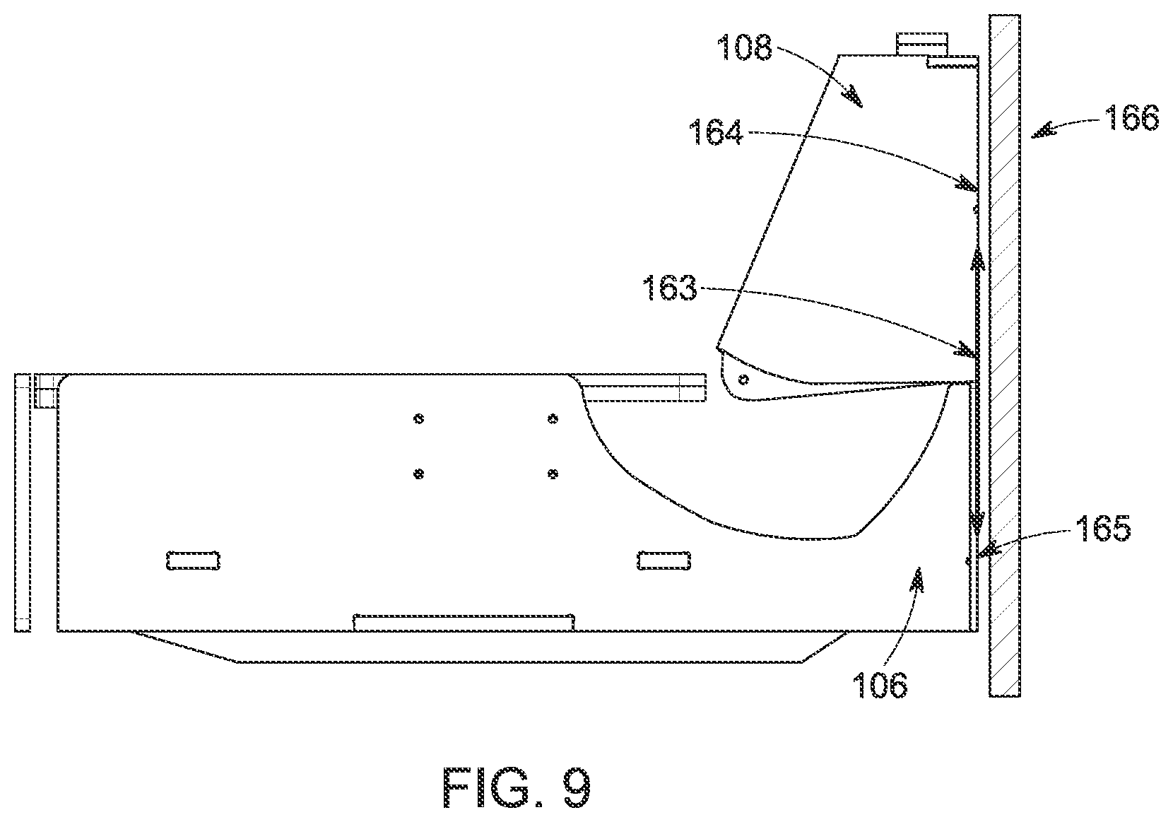 Patent US12102232 Figure 9 – Modular furniture assembly