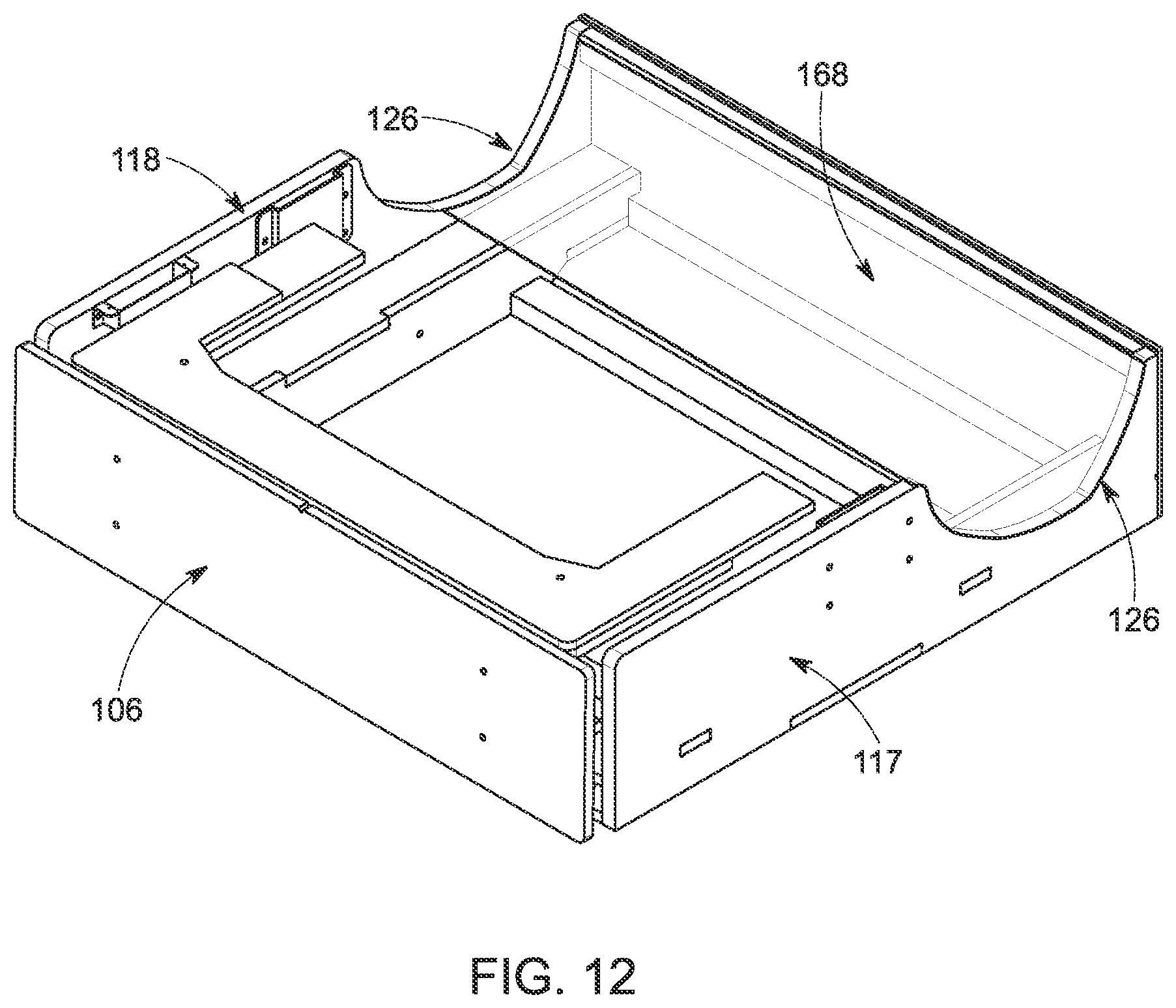 Patent US12102232 Figure 11 – Modular furniture assembly