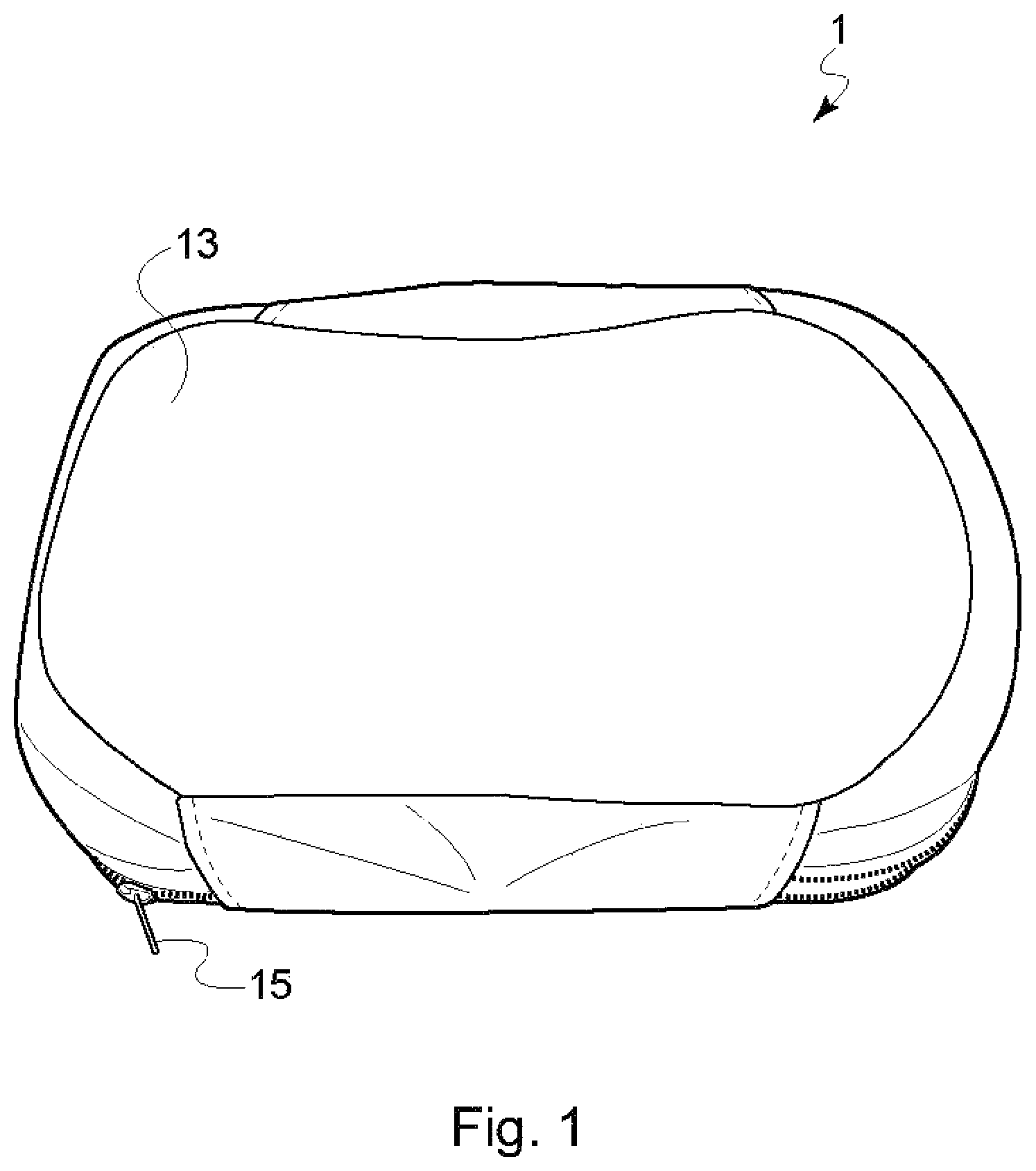 Patent US12102234 Figure 1 – System for supporting a human body or a human body segment