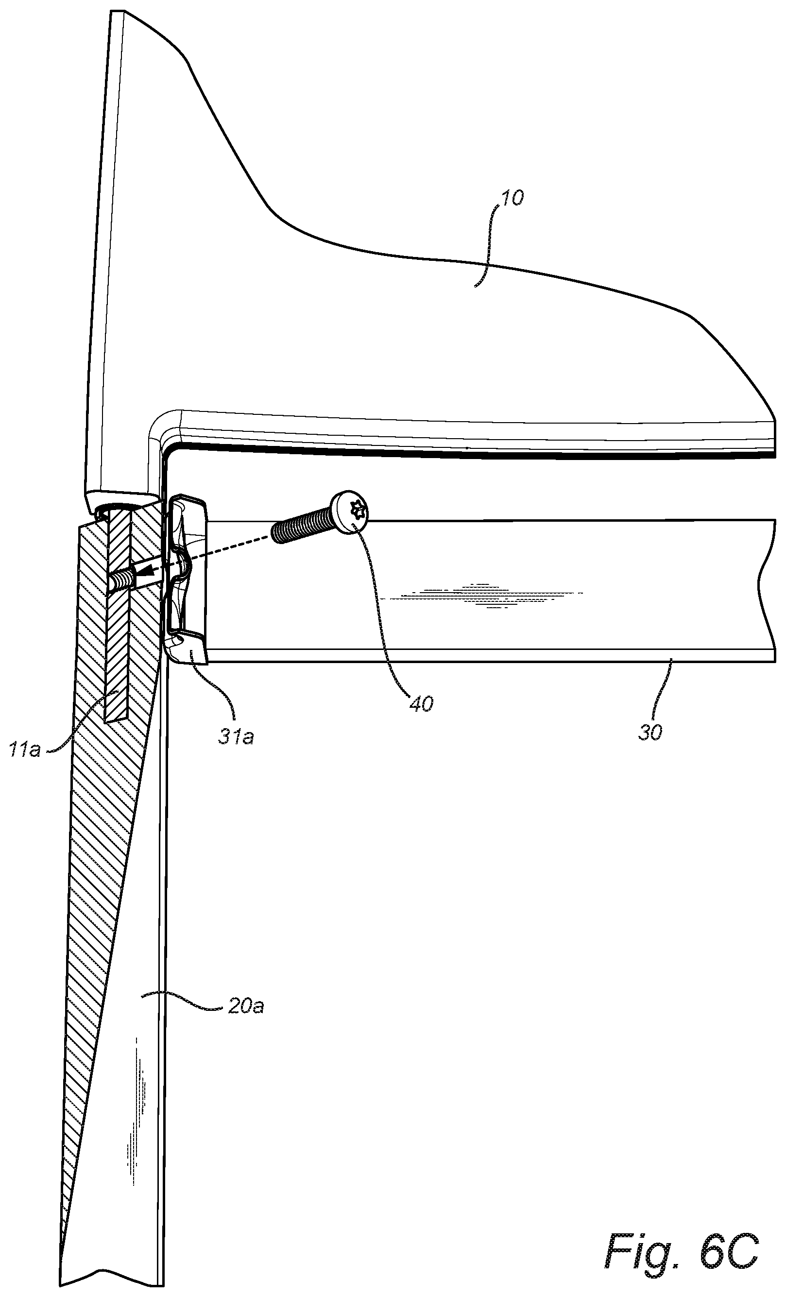 Patent US12102238 Figure 6 – Chair and a kit of parts configured to be assembled into a chair