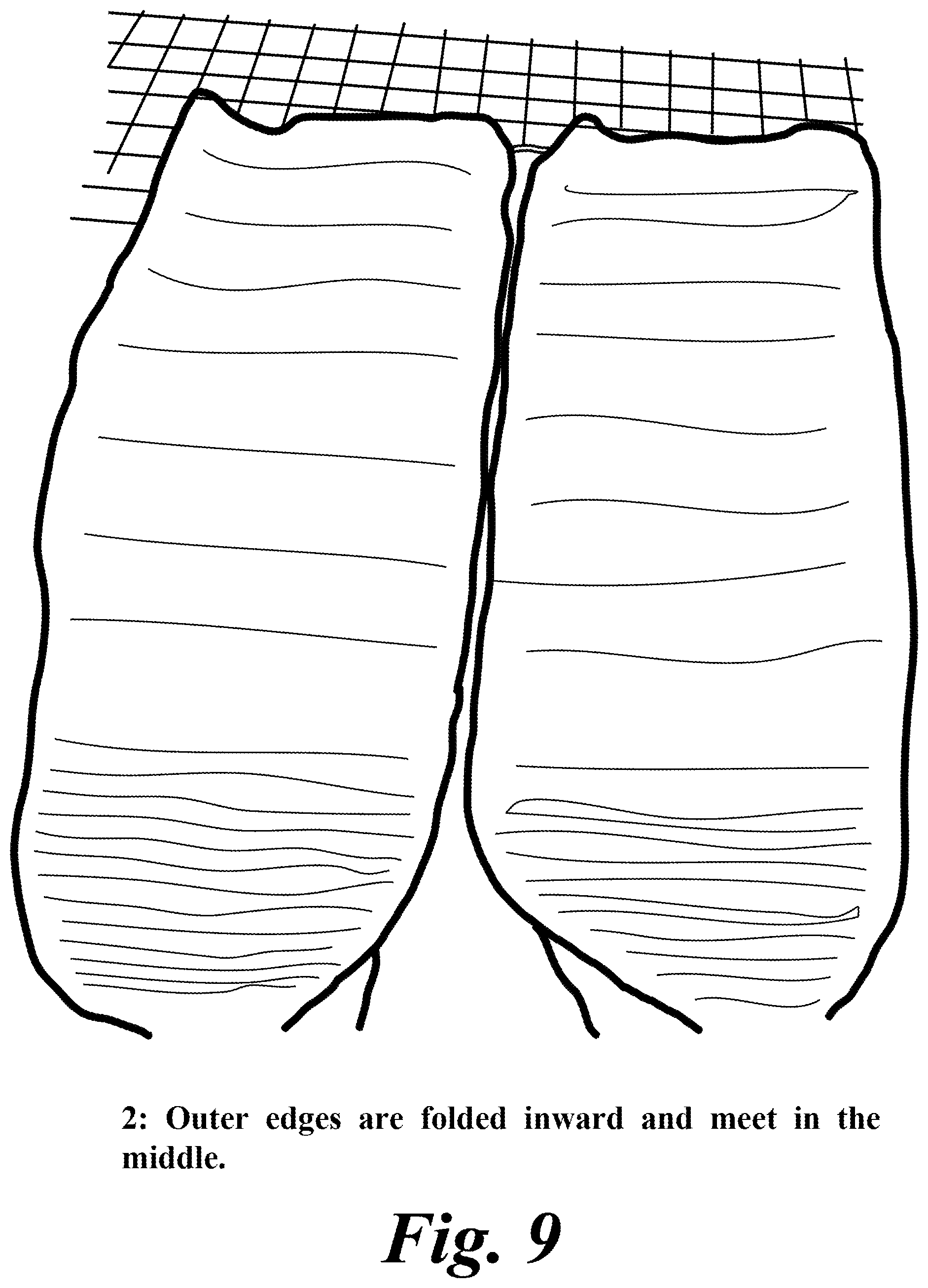 Patent US12102239 Figure 9 – Baby sling