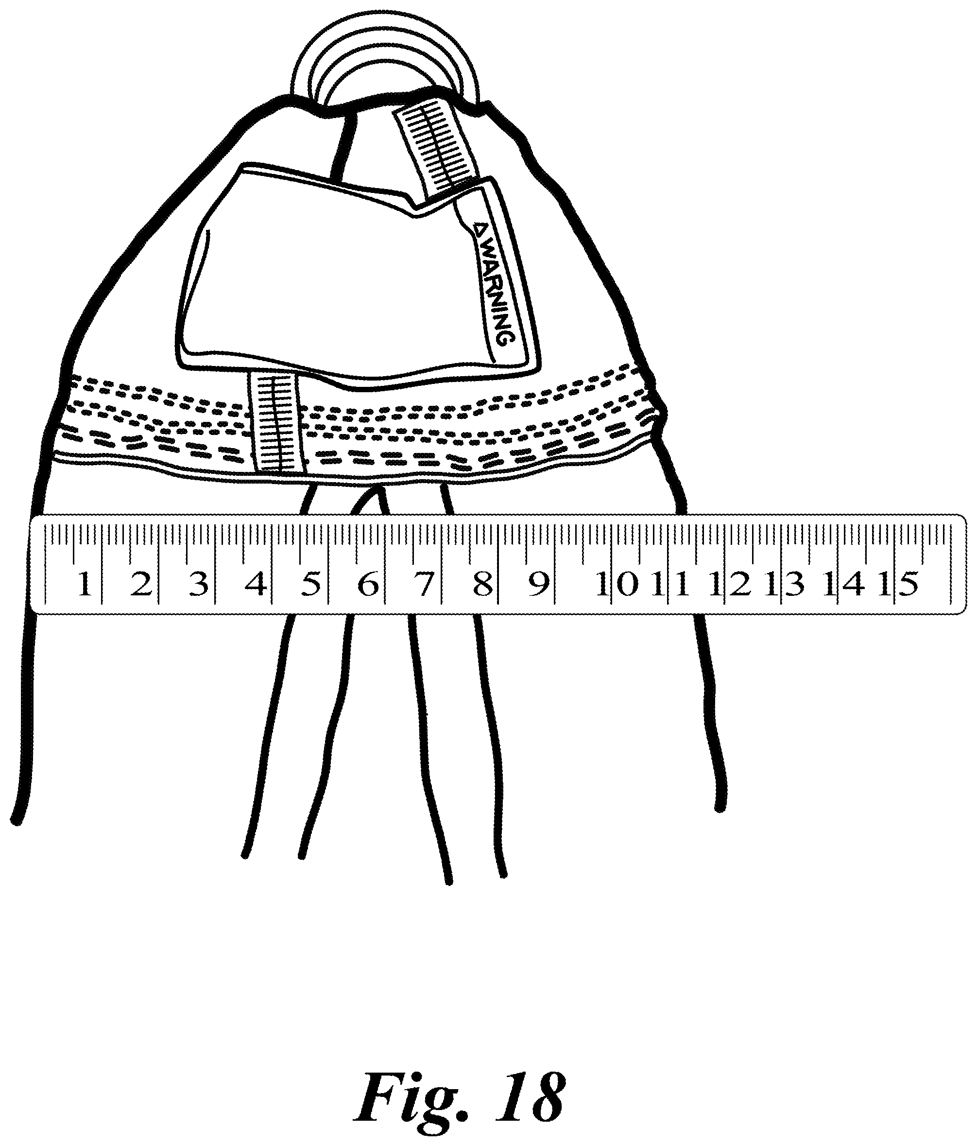 Patent US12102239 Figure 18 – Baby sling