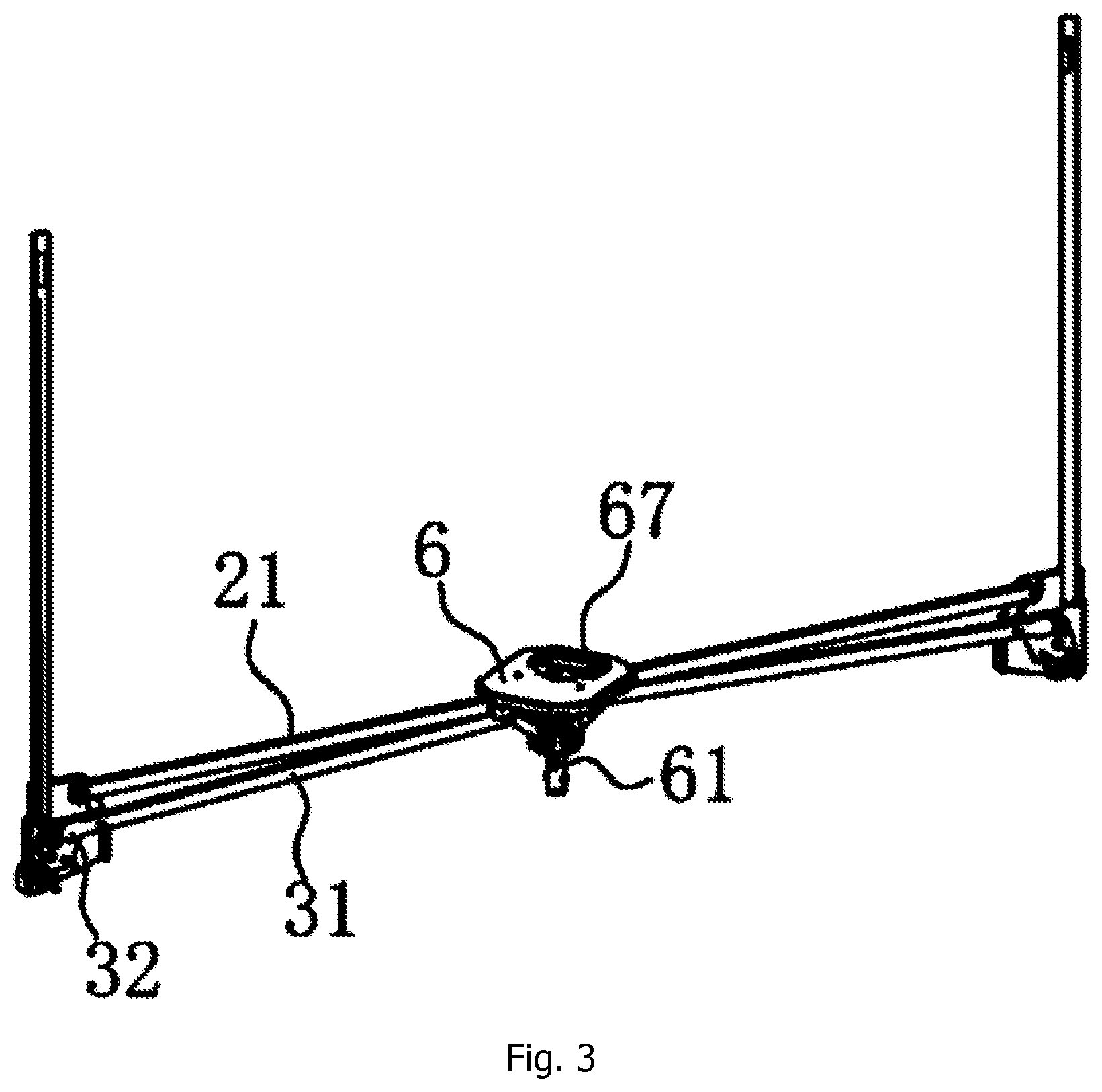 Patent US12102240 Figure 3 – Portable child game bed