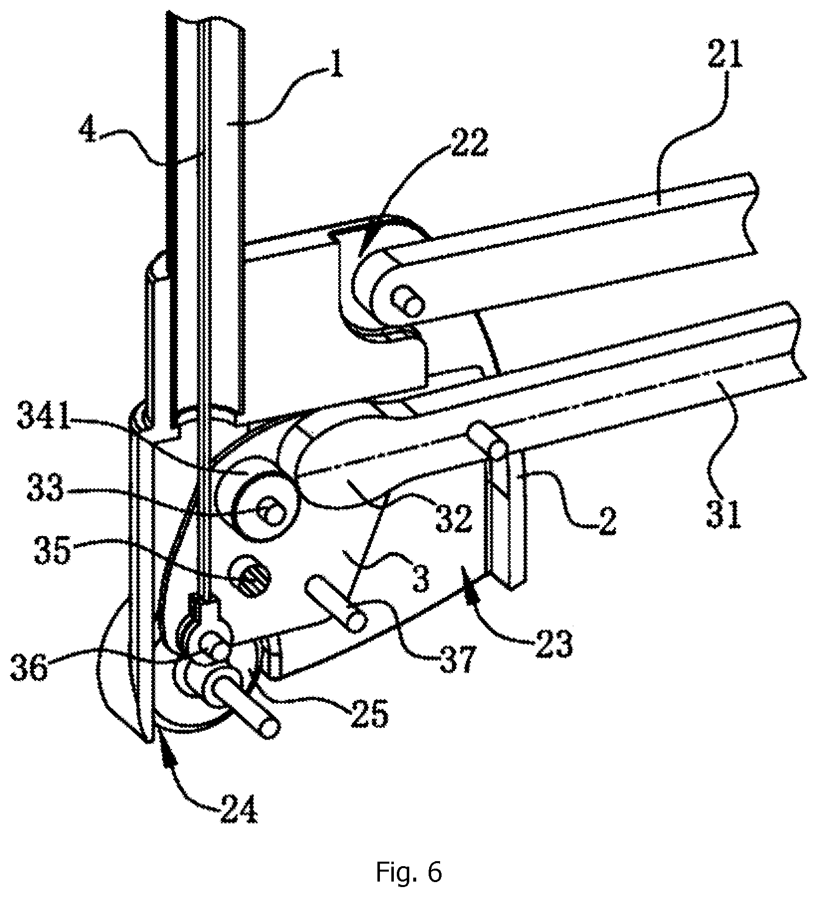 Patent US12102240 Figure 6 – Portable child game bed