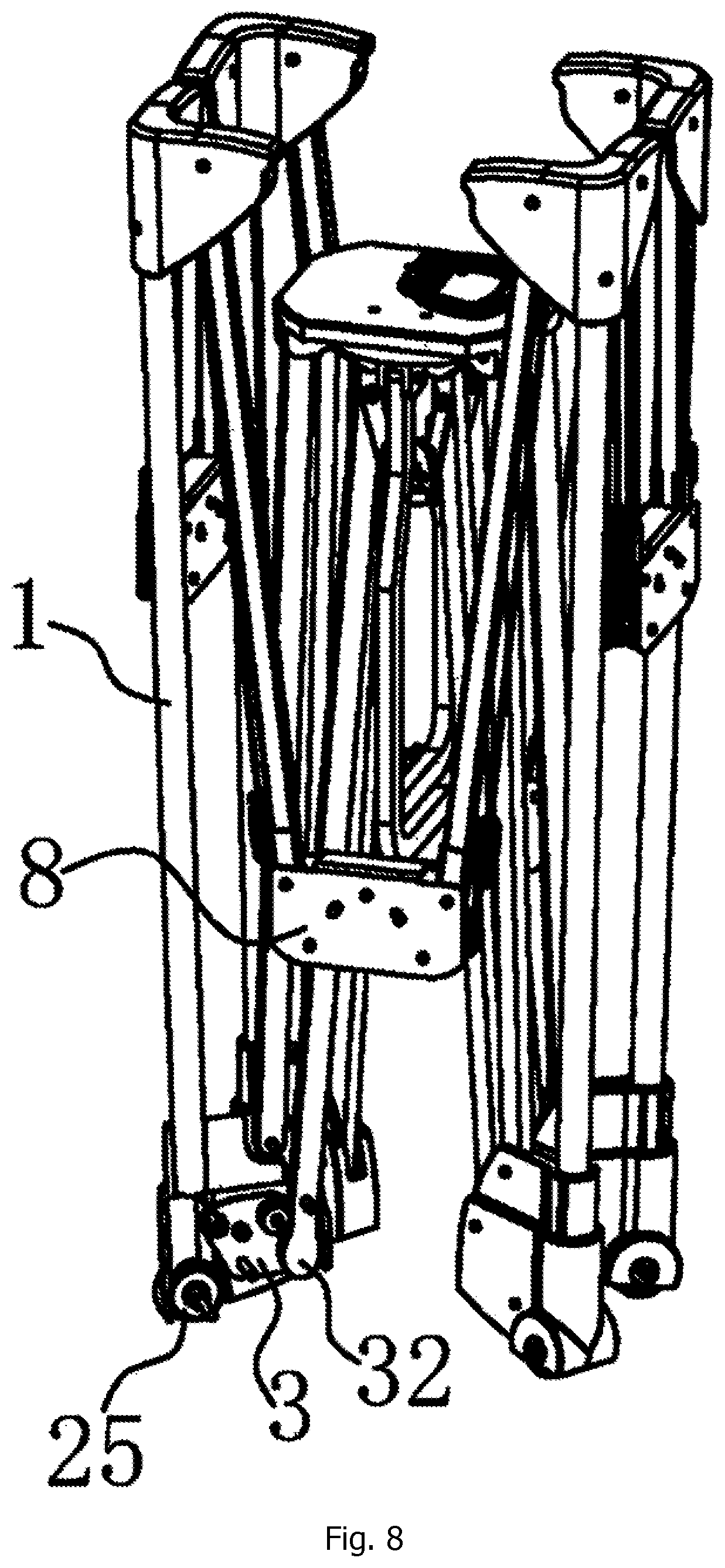 Patent US12102240 Figure 8 – Portable child game bed