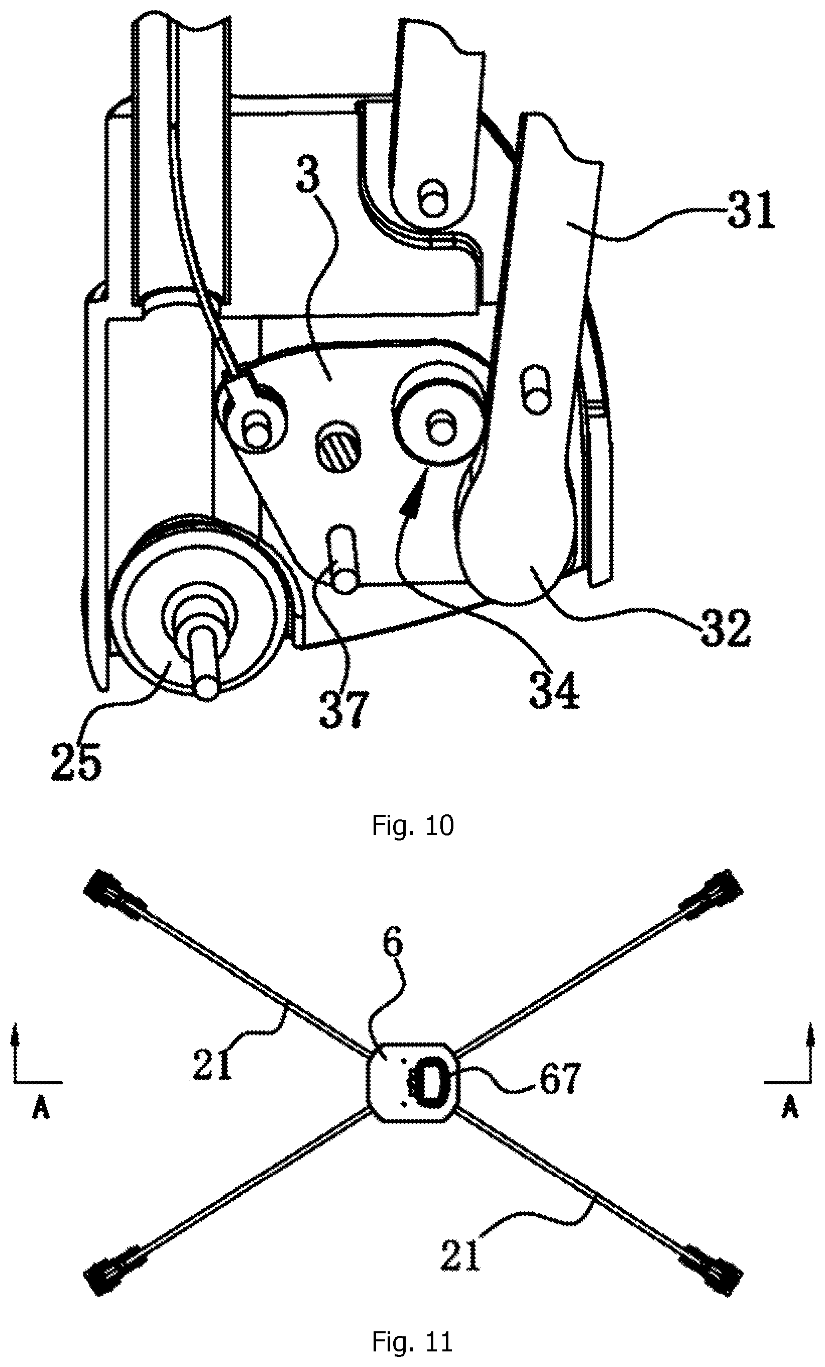 Patent US12102240 Figure 10 – Portable child game bed