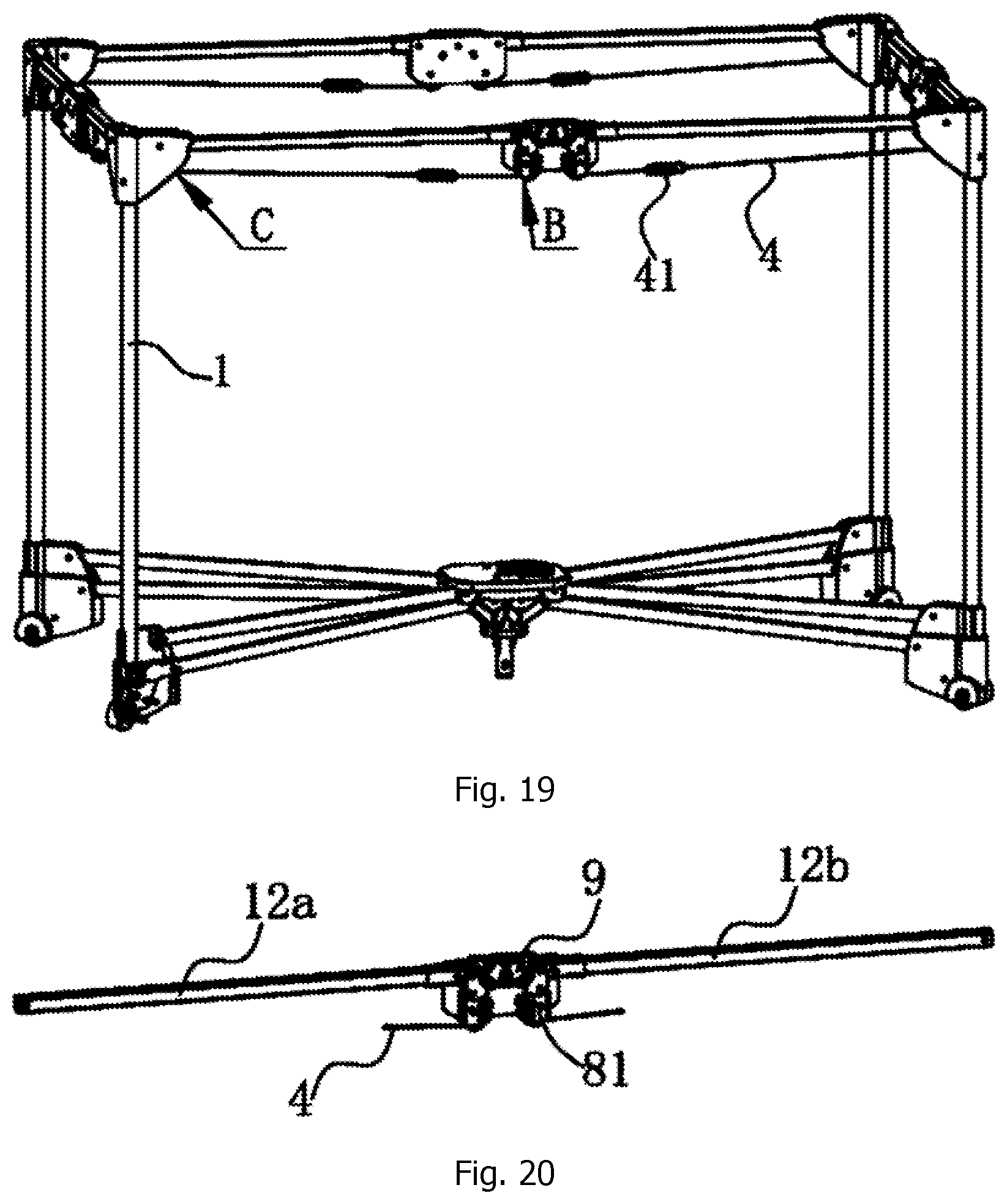 Patent US12102240 Figure 17 – Portable child game bed