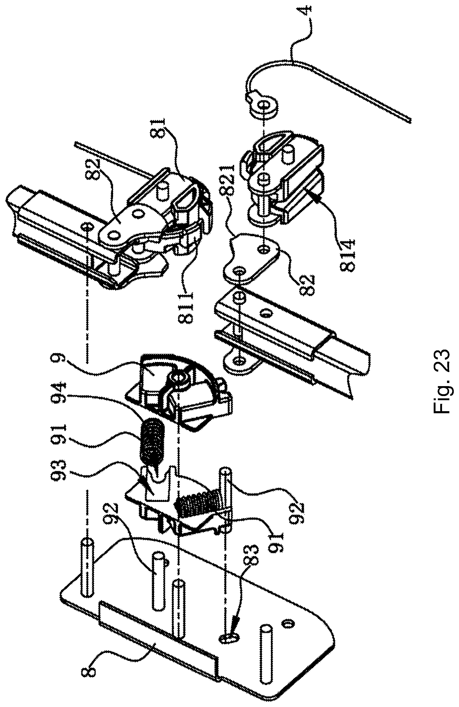 Patent US12102240 Figure 19 – Portable child game bed