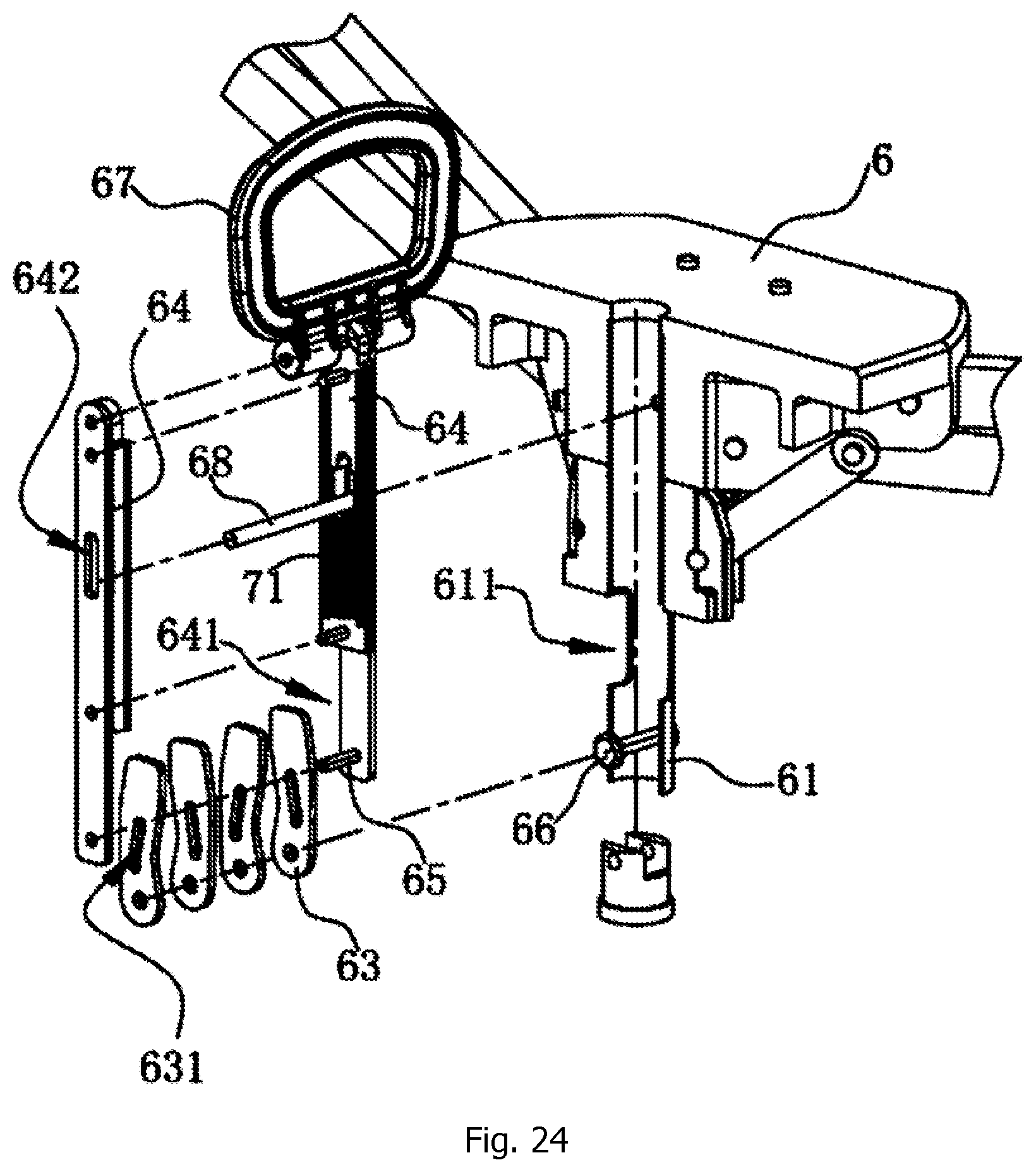 Patent US12102240 Figure 20 – Portable child game bed