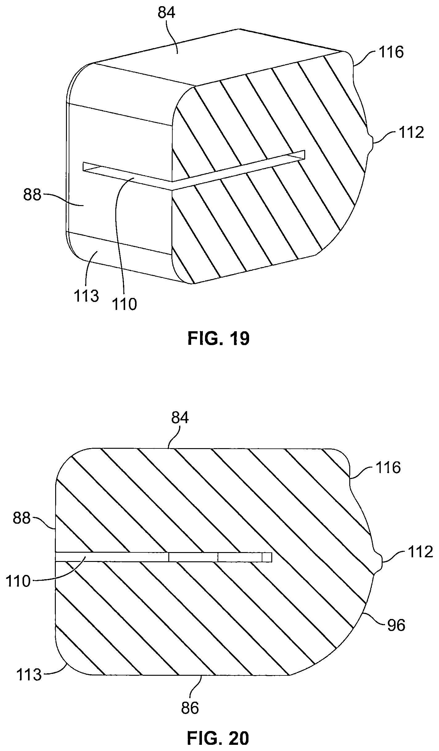 Patent US12102243 Figure 8 – Utensil for mounting on a container and folding for minimizing storage space of the container and utensil combination