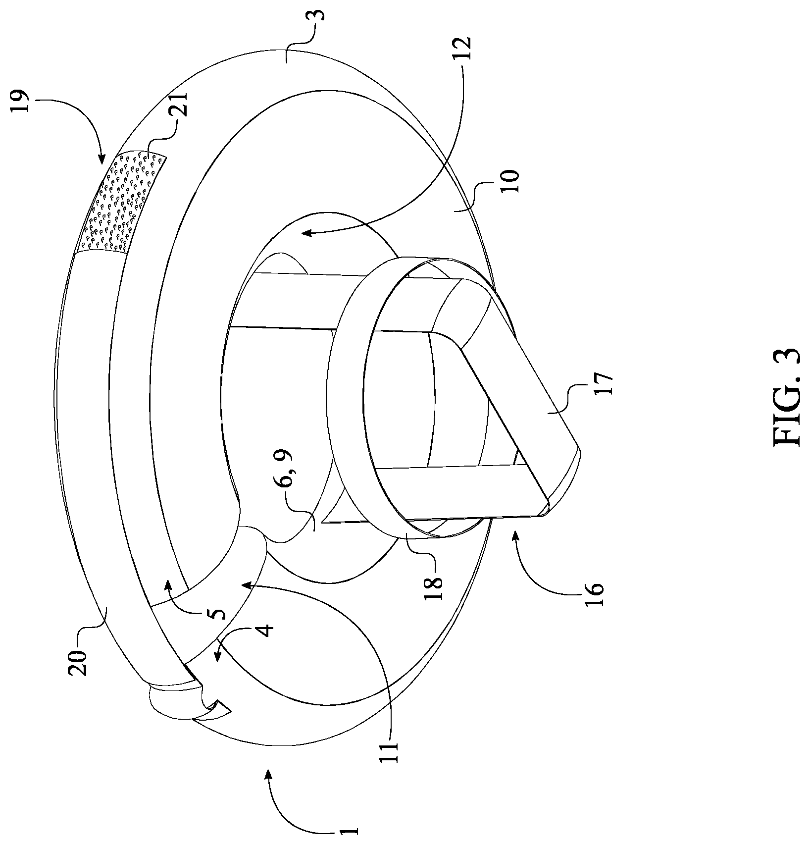 Patent US12102245 Figure 3 – Floating beverage holding apparatus