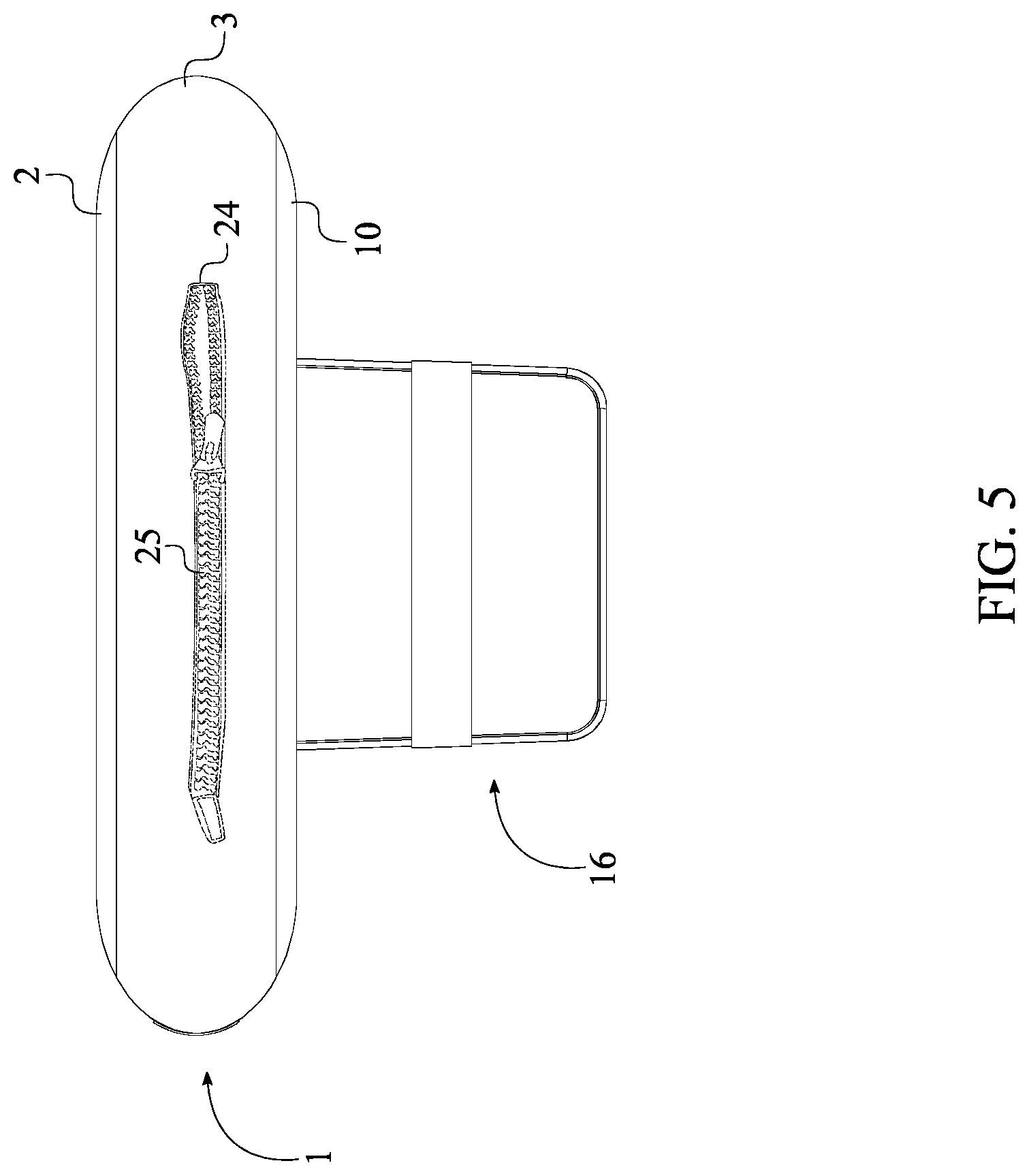 Patent US12102245 Figure 5 – Floating beverage holding apparatus