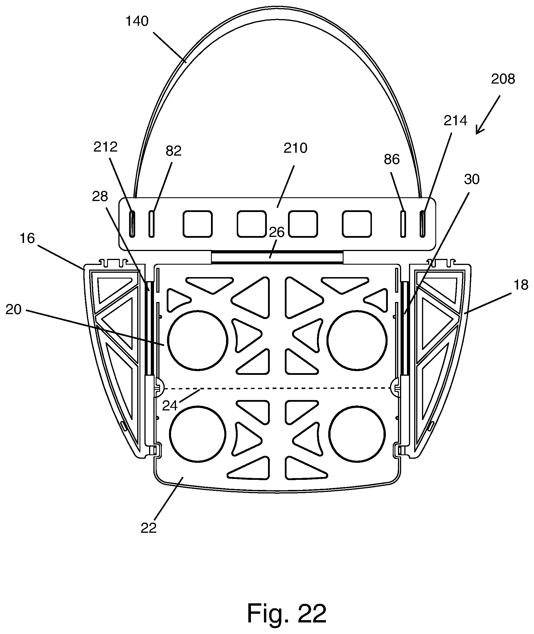 Patent US12102246 Figure 17 – Wearable tray