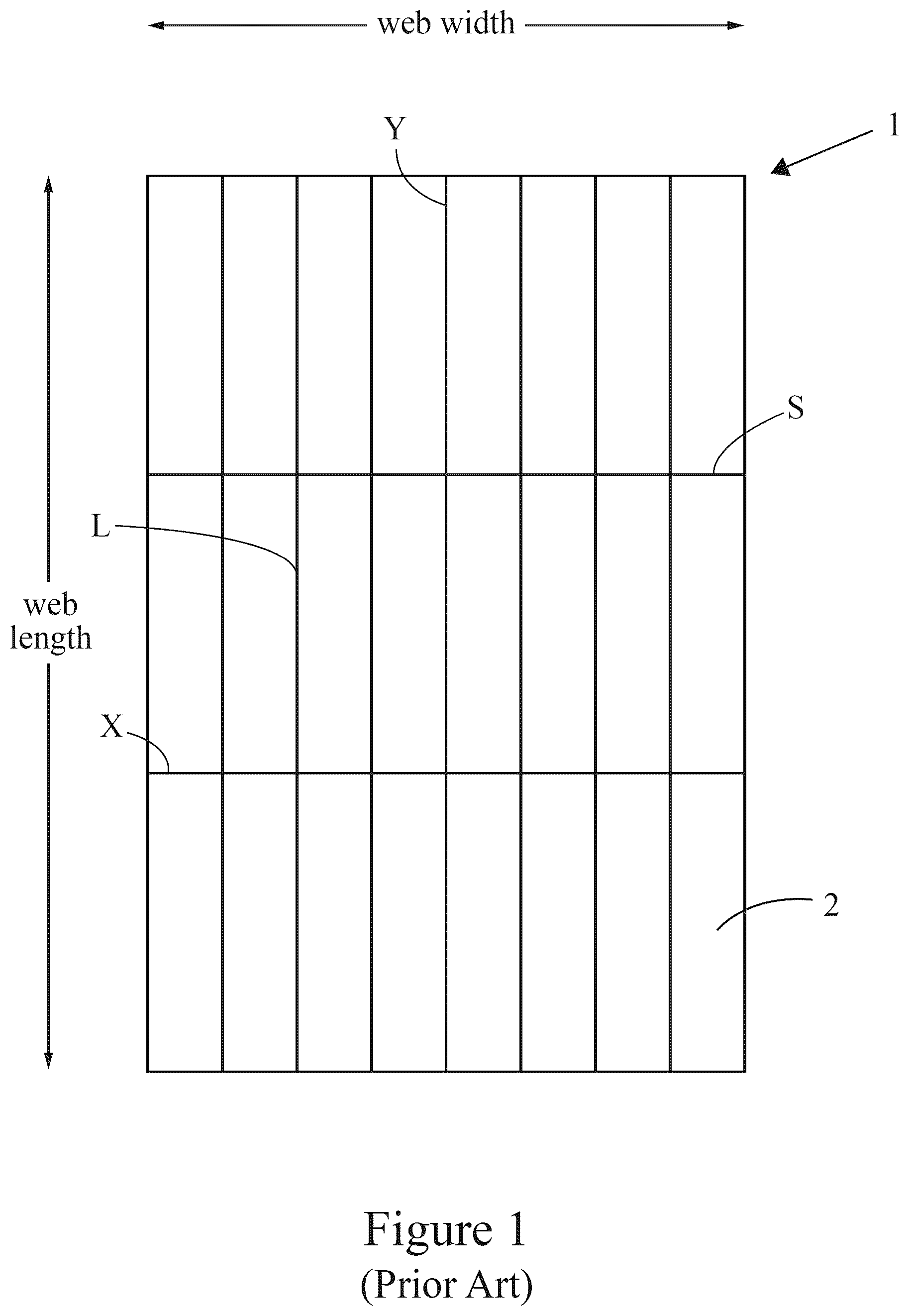 Patent US12102247 Figure 1 – Non-square rectangular flooring tiles and methods for cutting same