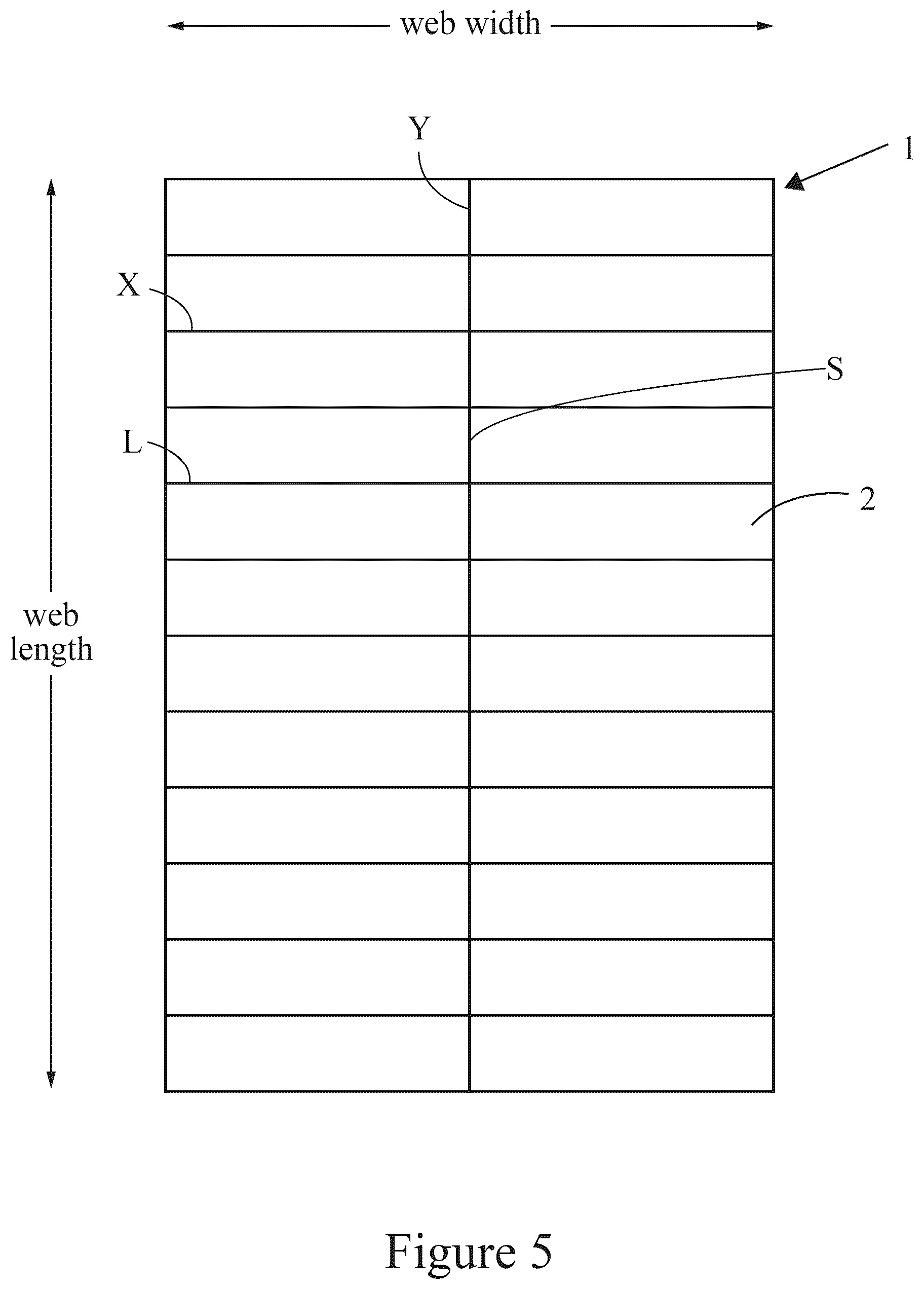 Patent US12102247 Figure 5 – Non-square rectangular flooring tiles and methods for cutting same