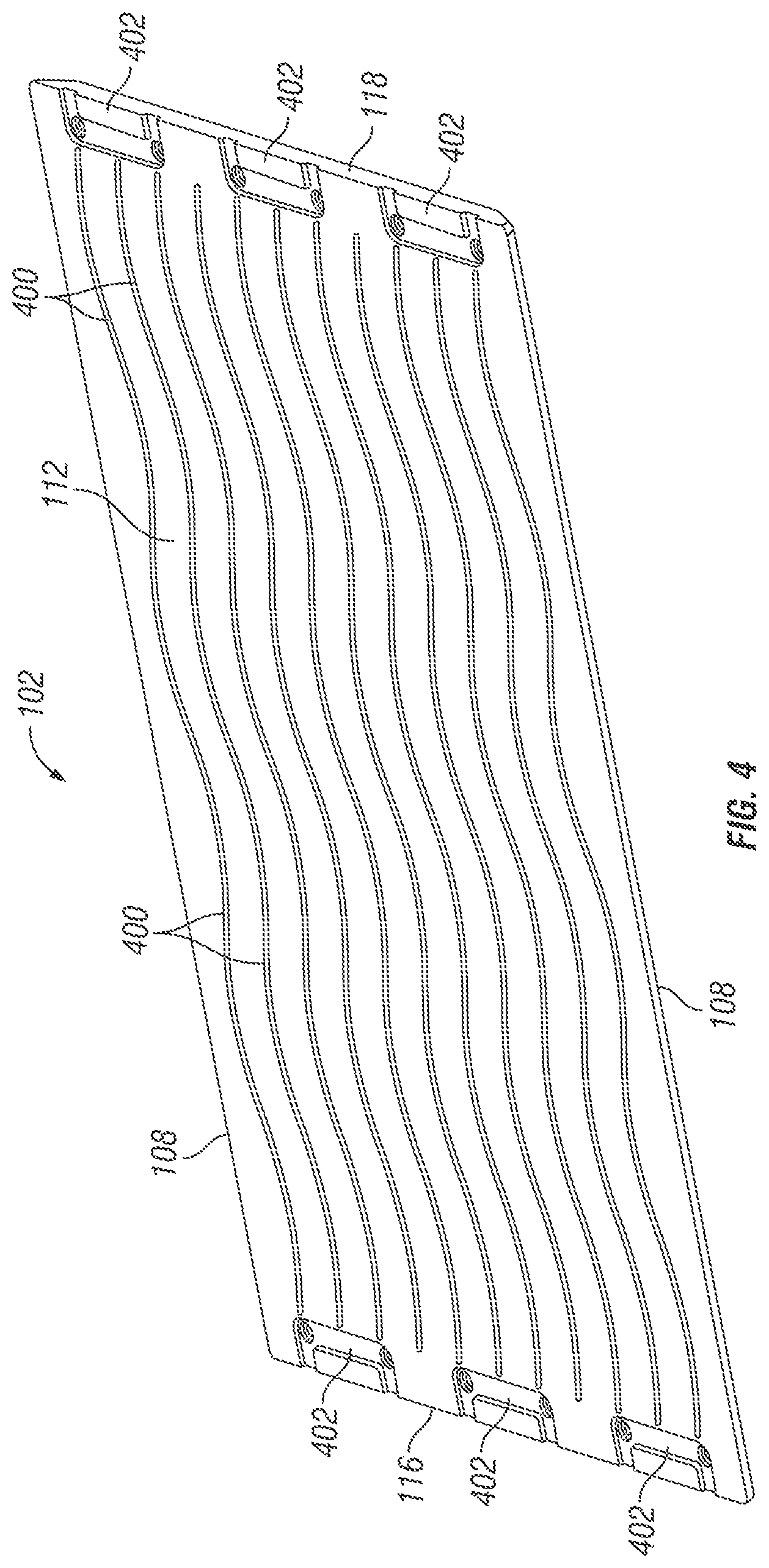 Patent US12102248 Figure 5 – Multiple-component floor mat system