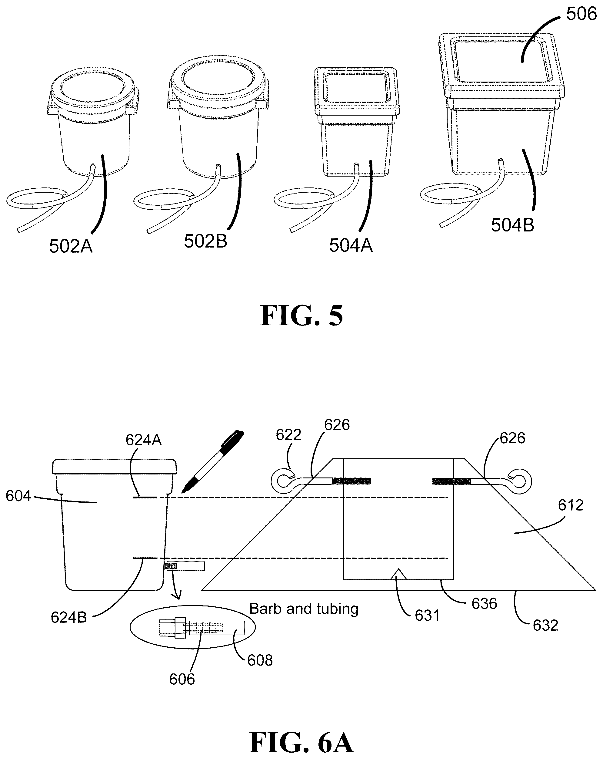 Patent US12102249 Figure 5 – Devices for supplying fluids to cut plant holders