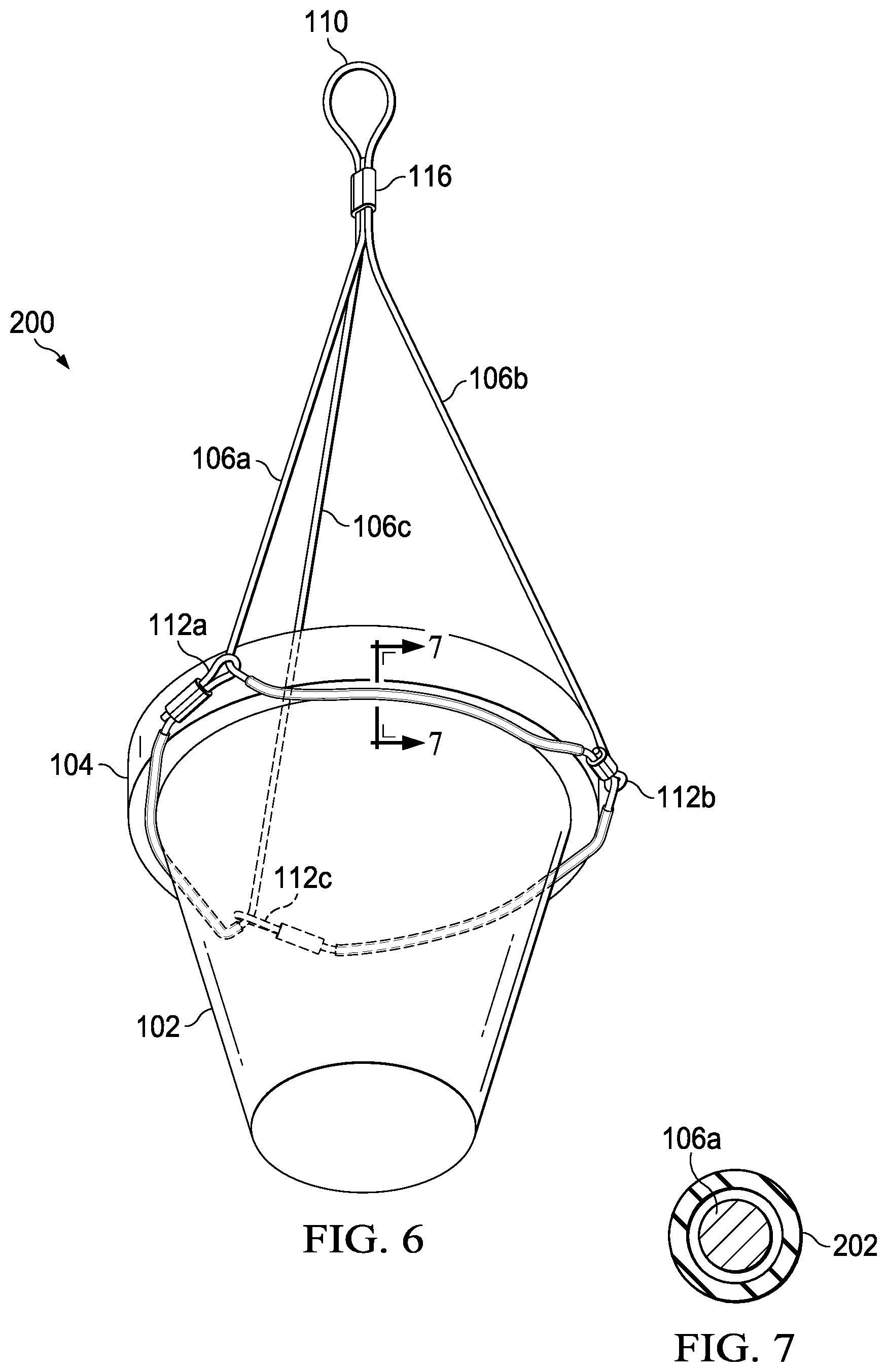 Patent US12102250 Figure 4 – Plant pot hanger
