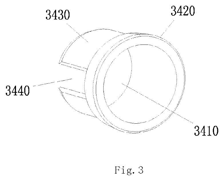 Patent US12102252 Figure 3 – Retractable shower curtain rod and its extendable installation method