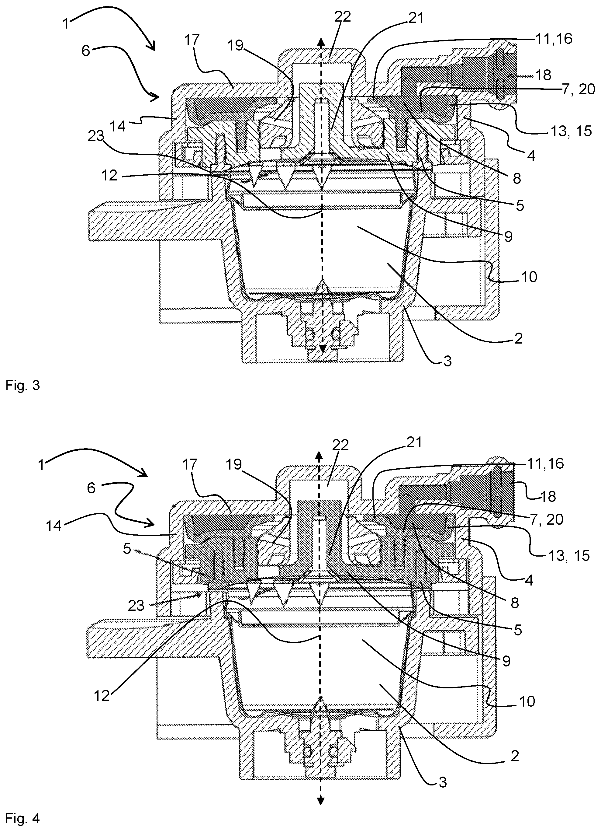 Patent US12102255 Figure 2 – Brewing apparatus and method for operating a brewing apparatus