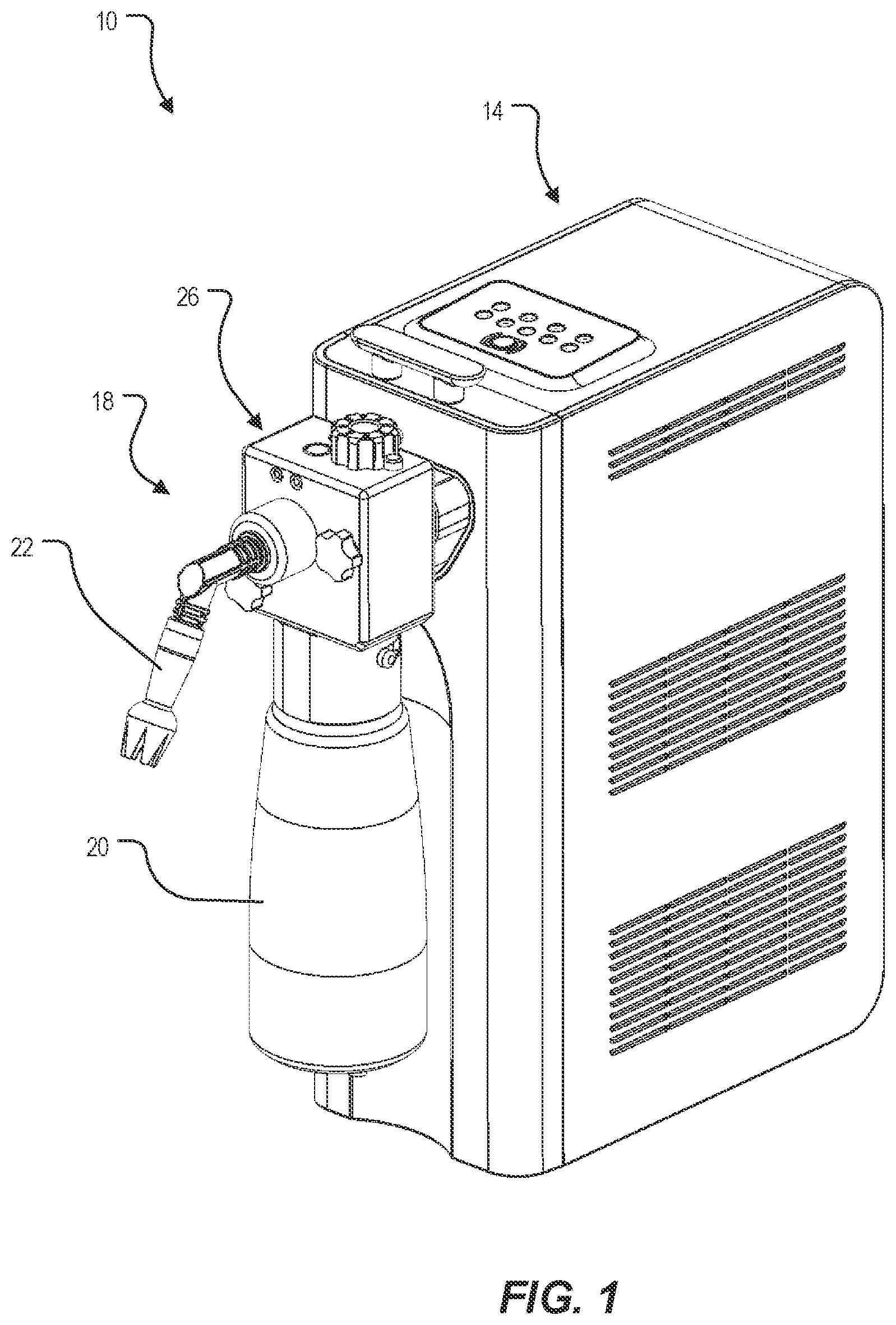 Patent US12102257 Figure 1 – Food product dispenser with removable module