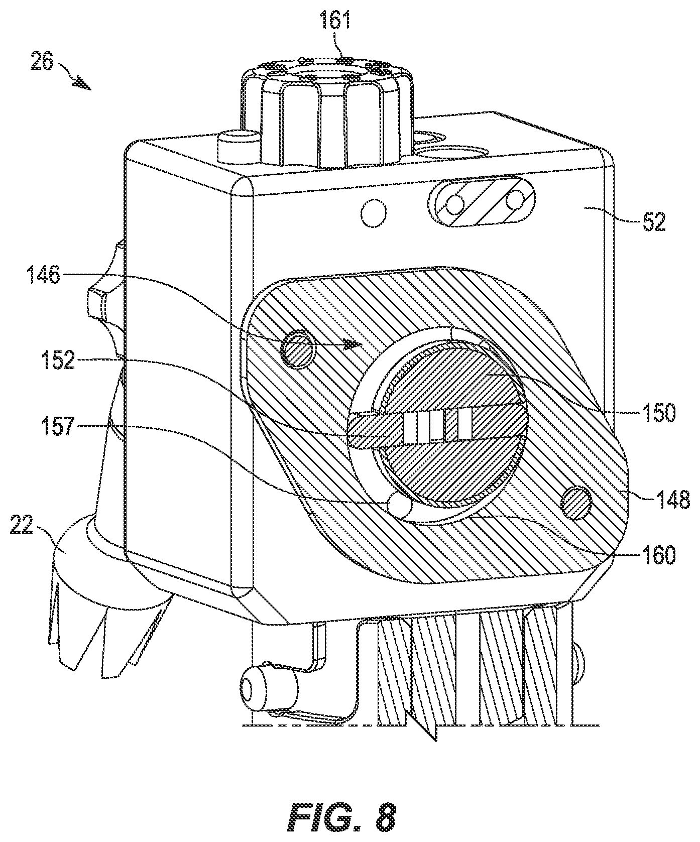 Patent US12102257 Figure 7 – Food product dispenser with removable module
