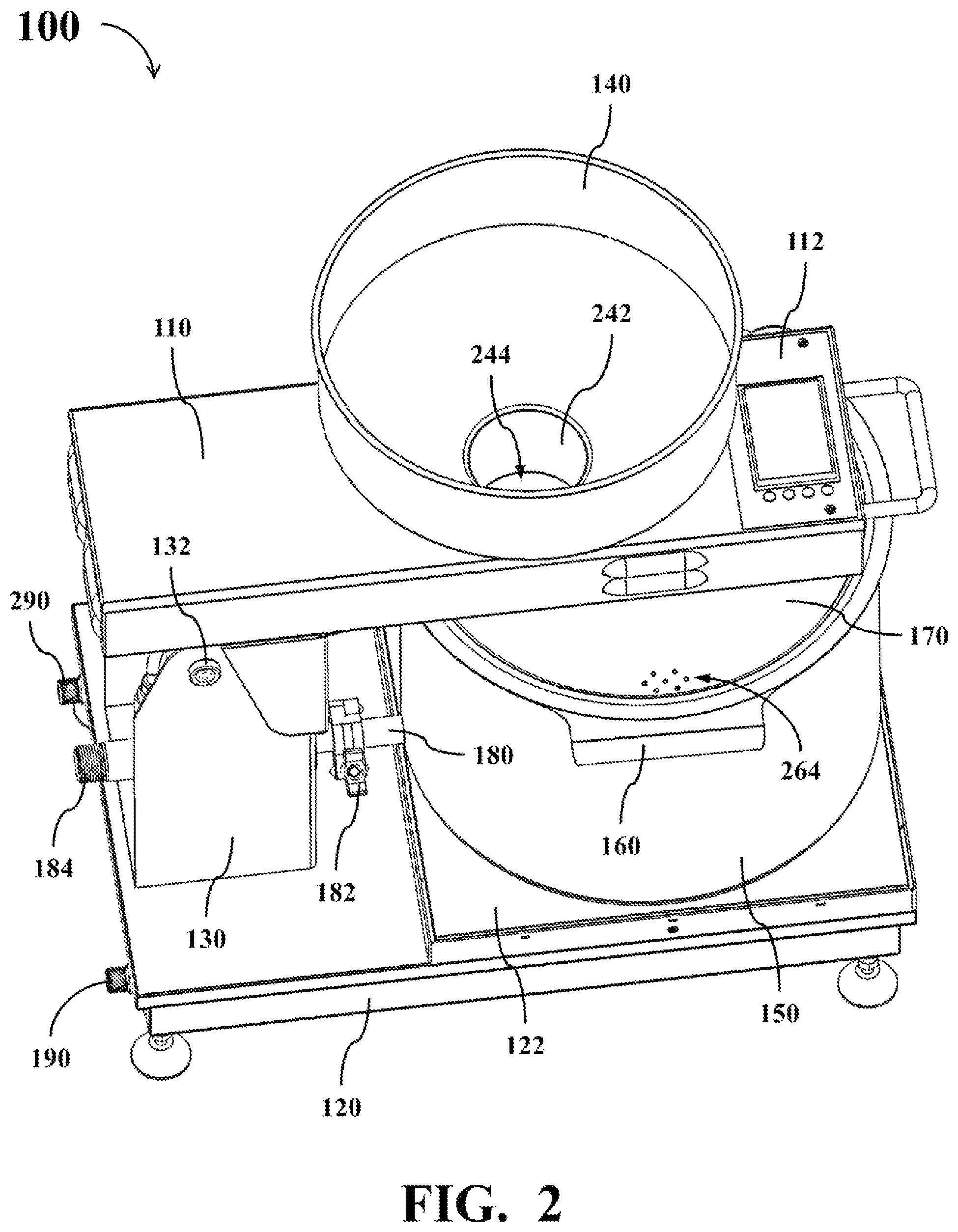 Patent US12102258 Figure 2 – Automatic cooking machine capable of reducing viscosity of liquid in cooking pot