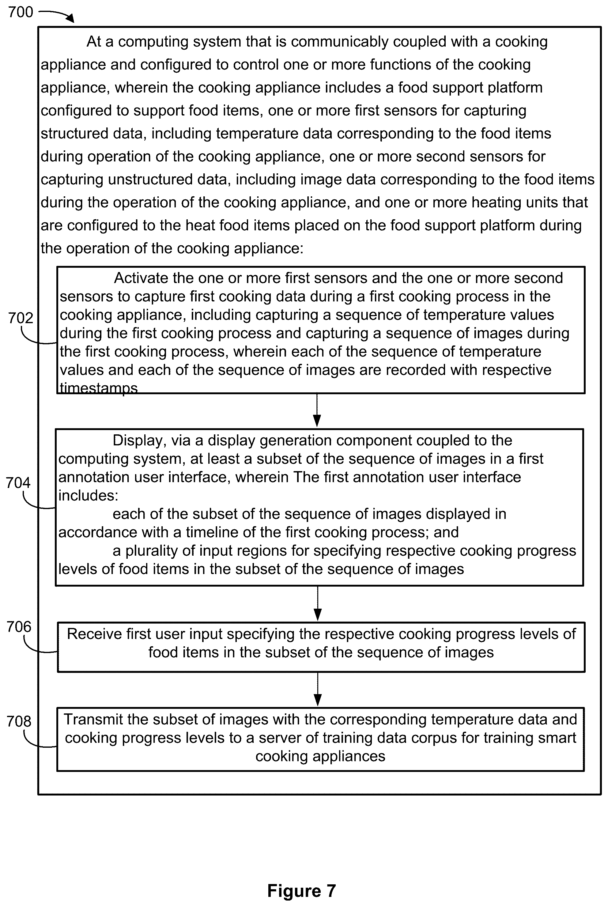Patent US12102259 Figure 12 – System and method for collecting and annotating cooking images for training smart cooking appliances