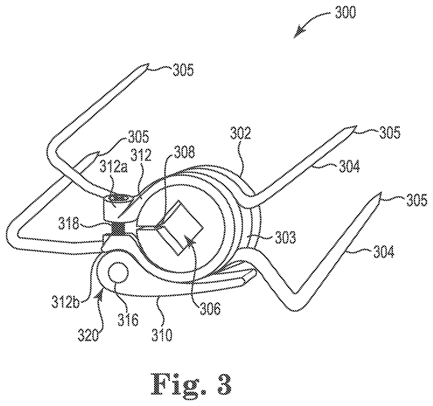 Patent US12102260 Figure 3 – Rotisserie clamp