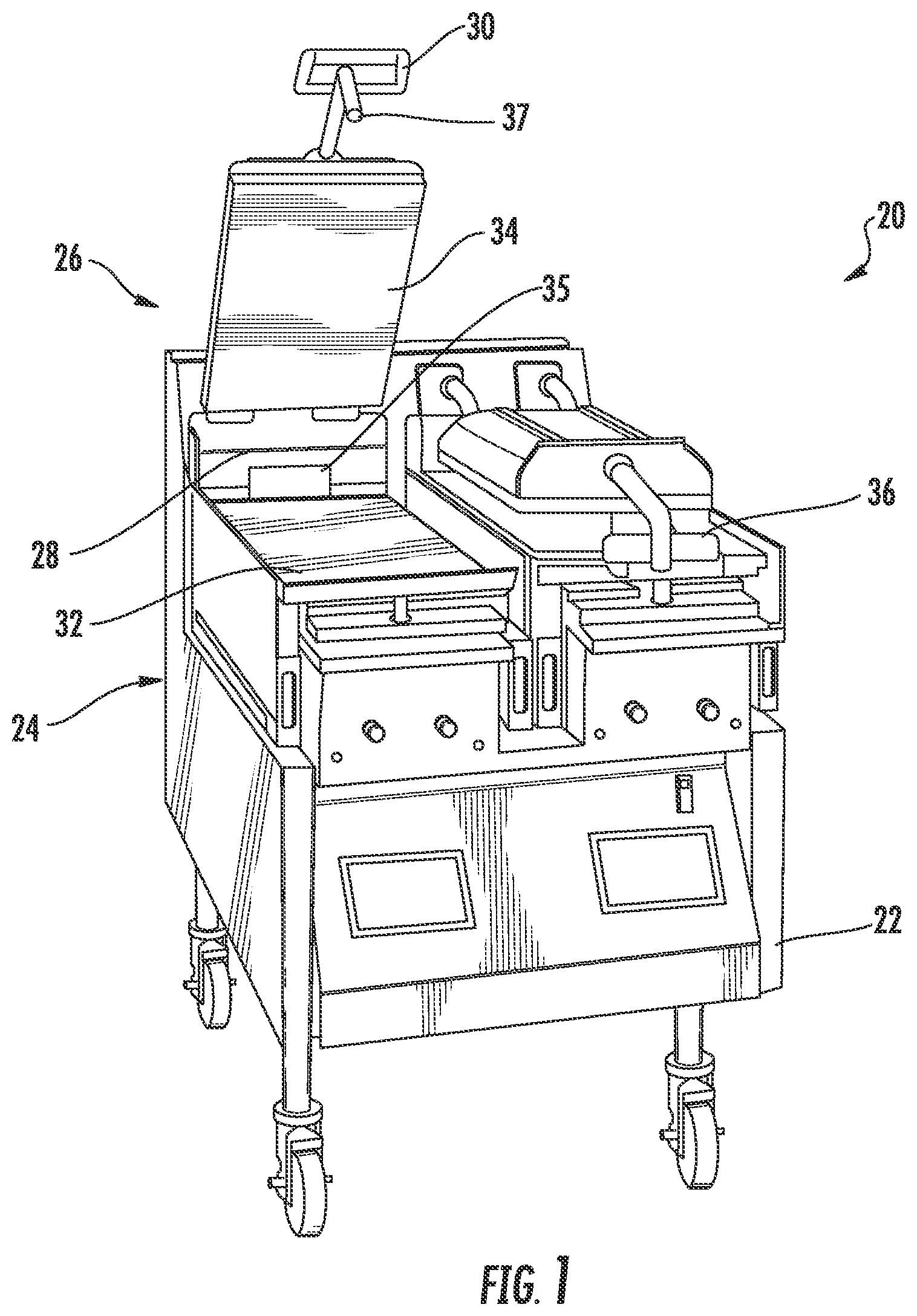 Patent US12102262 Figure 1 – Grill system and method for detecting movement when motor is “off”