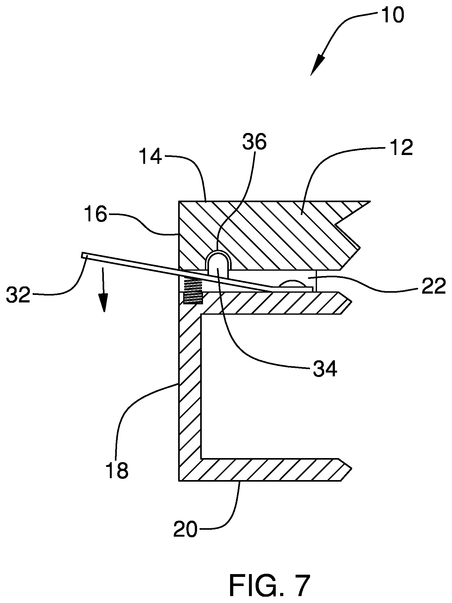 Patent US12102268 Figure 7 – Turntable cutting board device